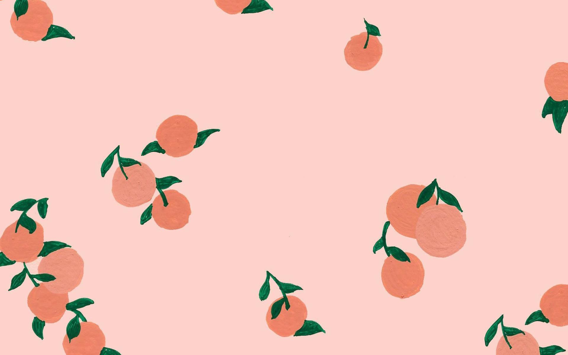 1920x1200 Free download Peach Aesthetic Background