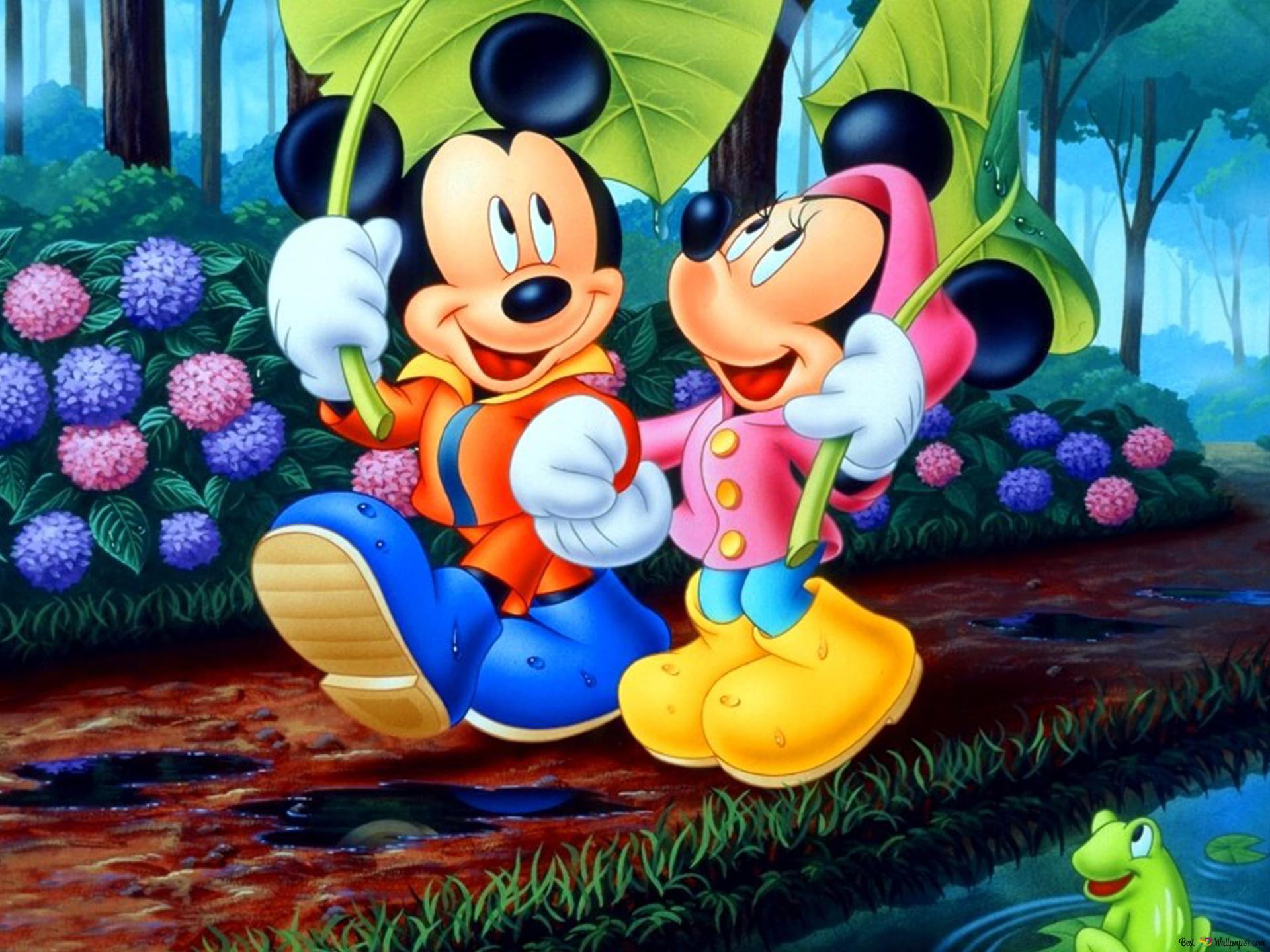 1920x1440 Mickey and minnie mouse 2K wallpaper download