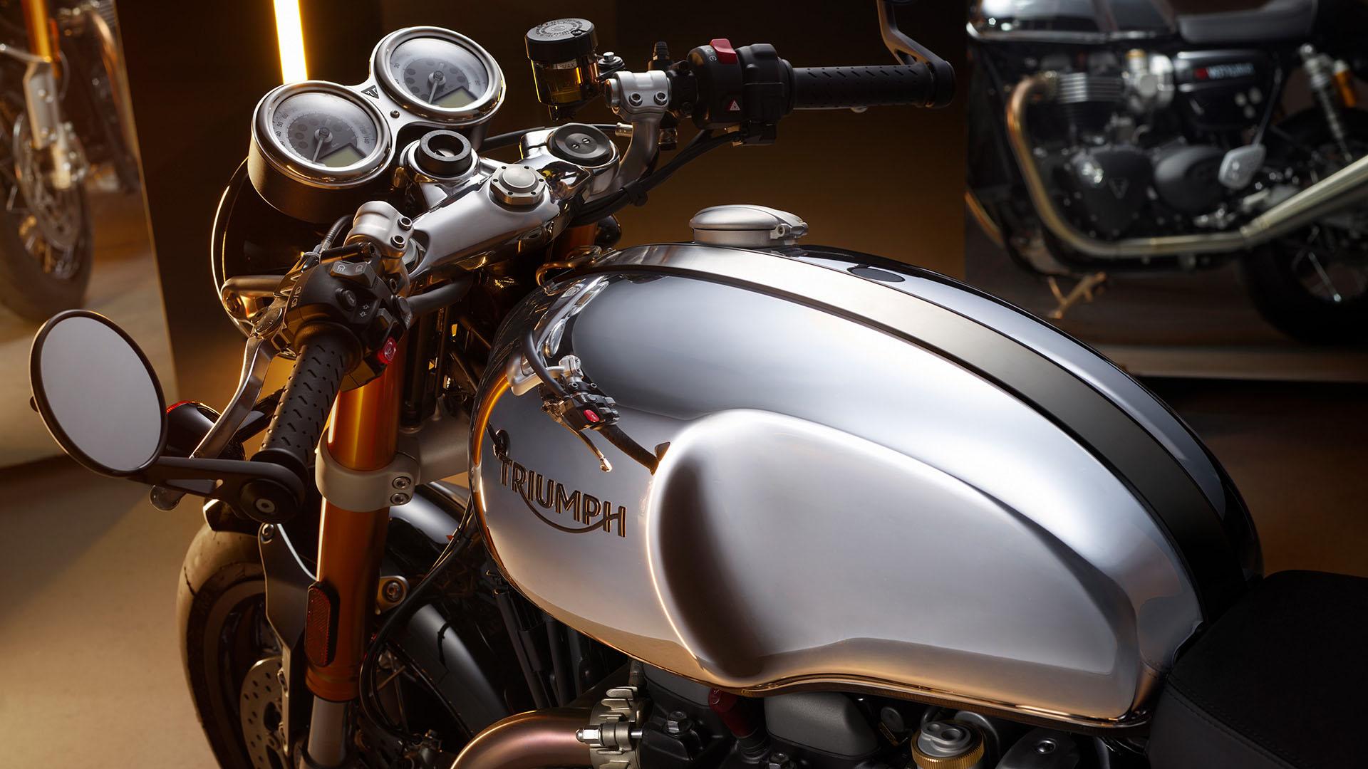1920x1080 New 2023 Triumph Thruxton RS Chrome Edition, New Haven VT. Specs, Price, Photo. Chrome / Jet Black