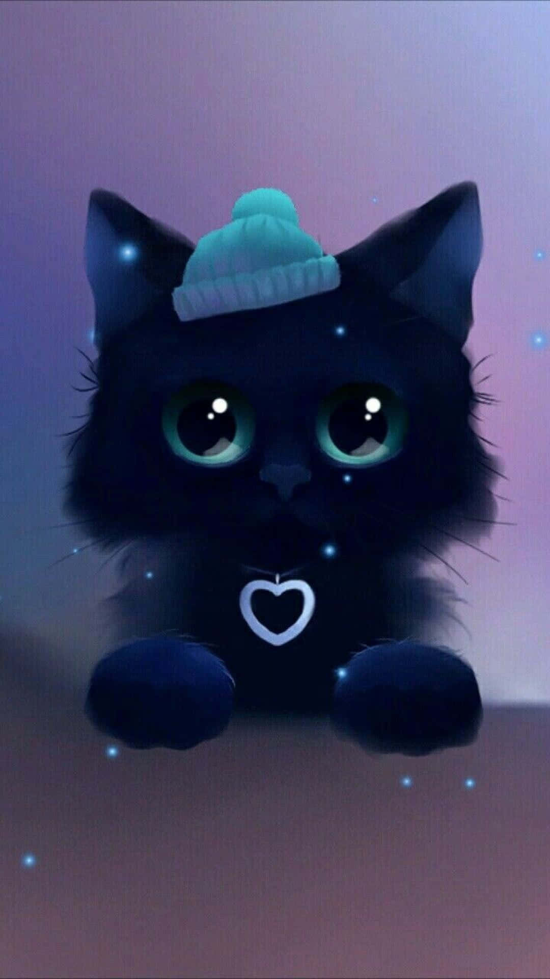 1080x1920 Download Kawaii Anime Cat Wallpaper