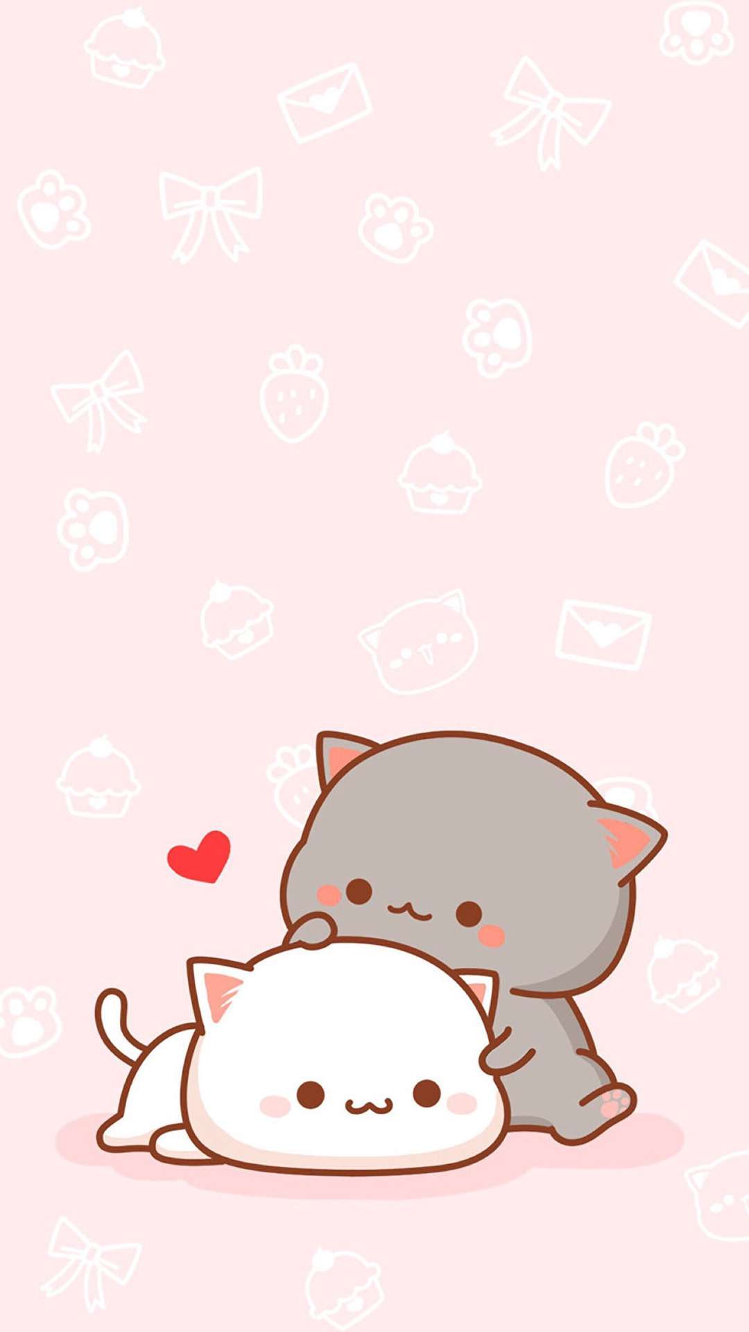 1080x1920 Anime Cat Wallpaper for iPhone and Android