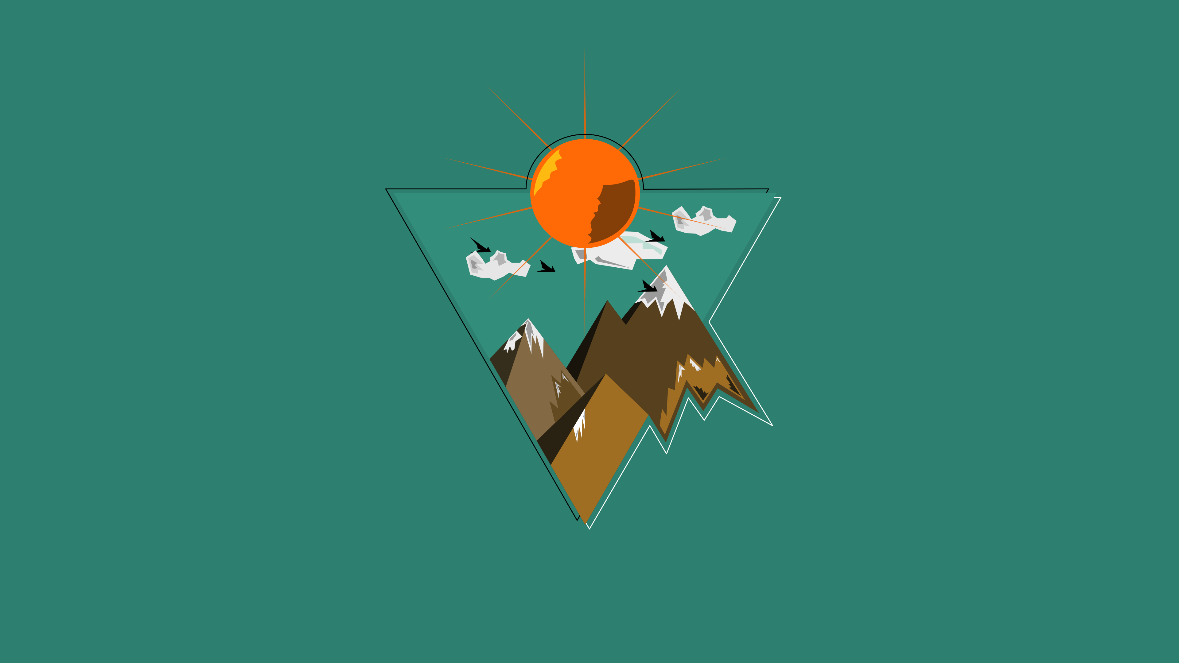 3840x2160 Minimalist HD Wallpaper and Background