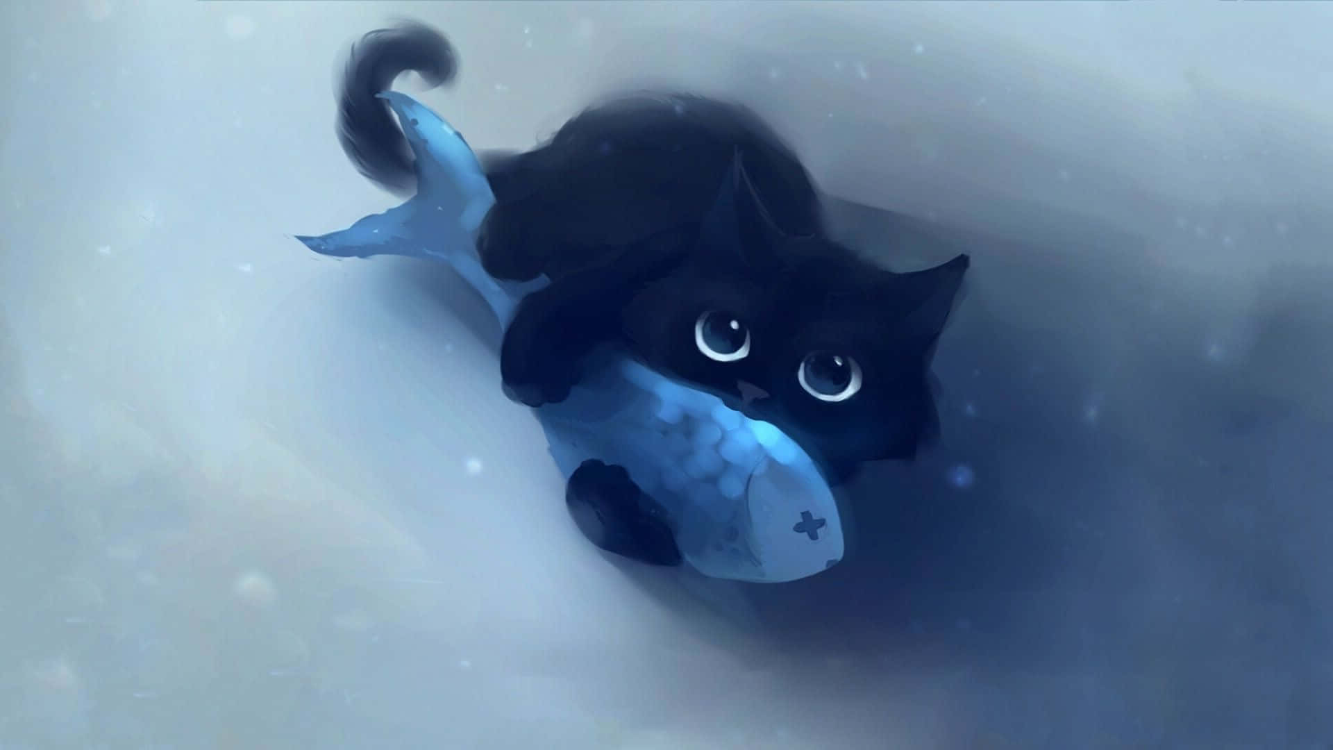1920x1080 Cartoon Cat Wallpaper for FREE