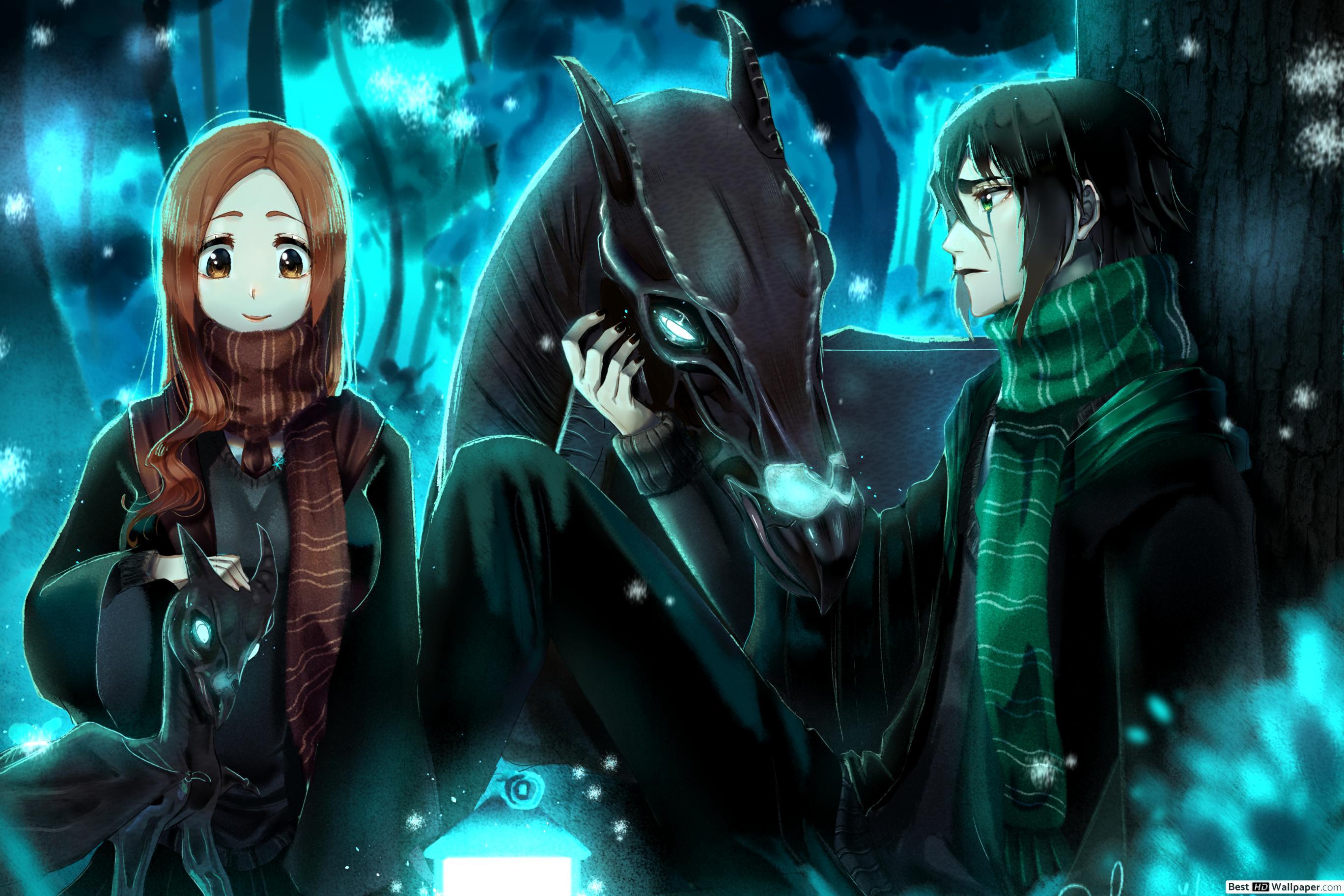2736x1824 Bleach Cifer & Orihime Inoue HD wallpaper download