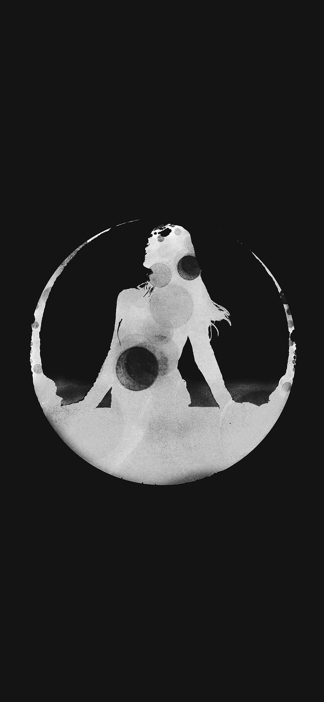 1125x2436 iPhone X wallpaper. tycho costalbrake dark bw music illust art girl