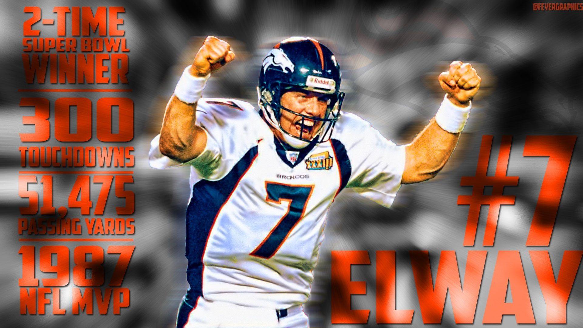 Broncos John Elway Signed 11x14 Custom Collage Edit Photo BAS Witness