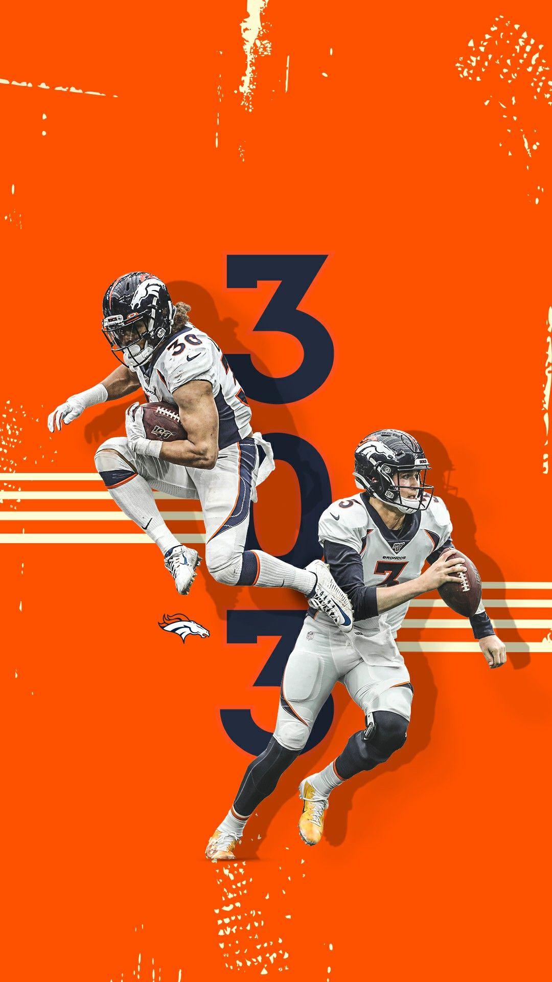 1080x1920 Lindsay Lock. Nfl football art, Broncos football, Denver broncos football