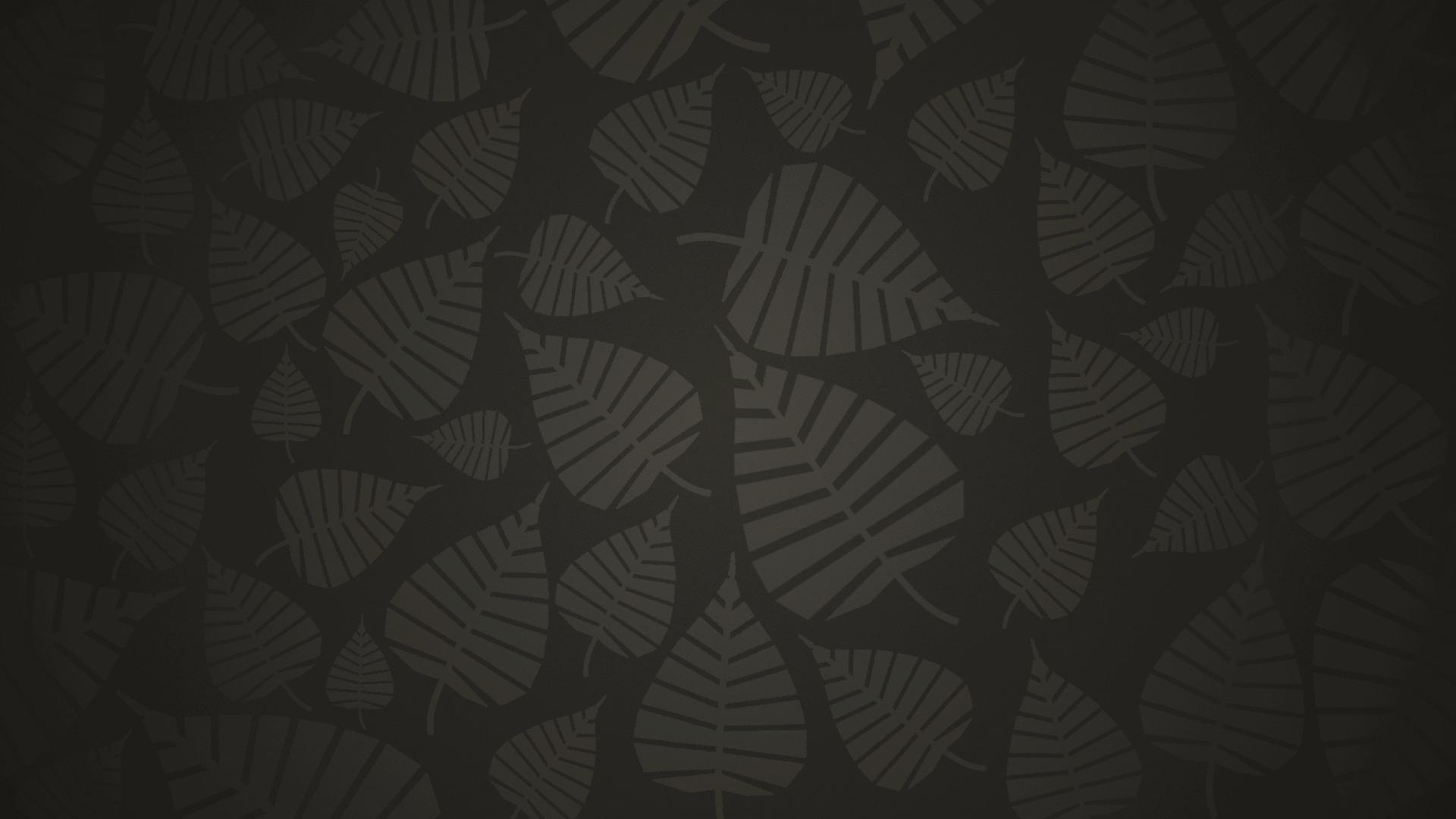 1920x1080 nature, Leaves, Abstract, Vector, Dark Wallpaper HD / Desktop and Mobile Background