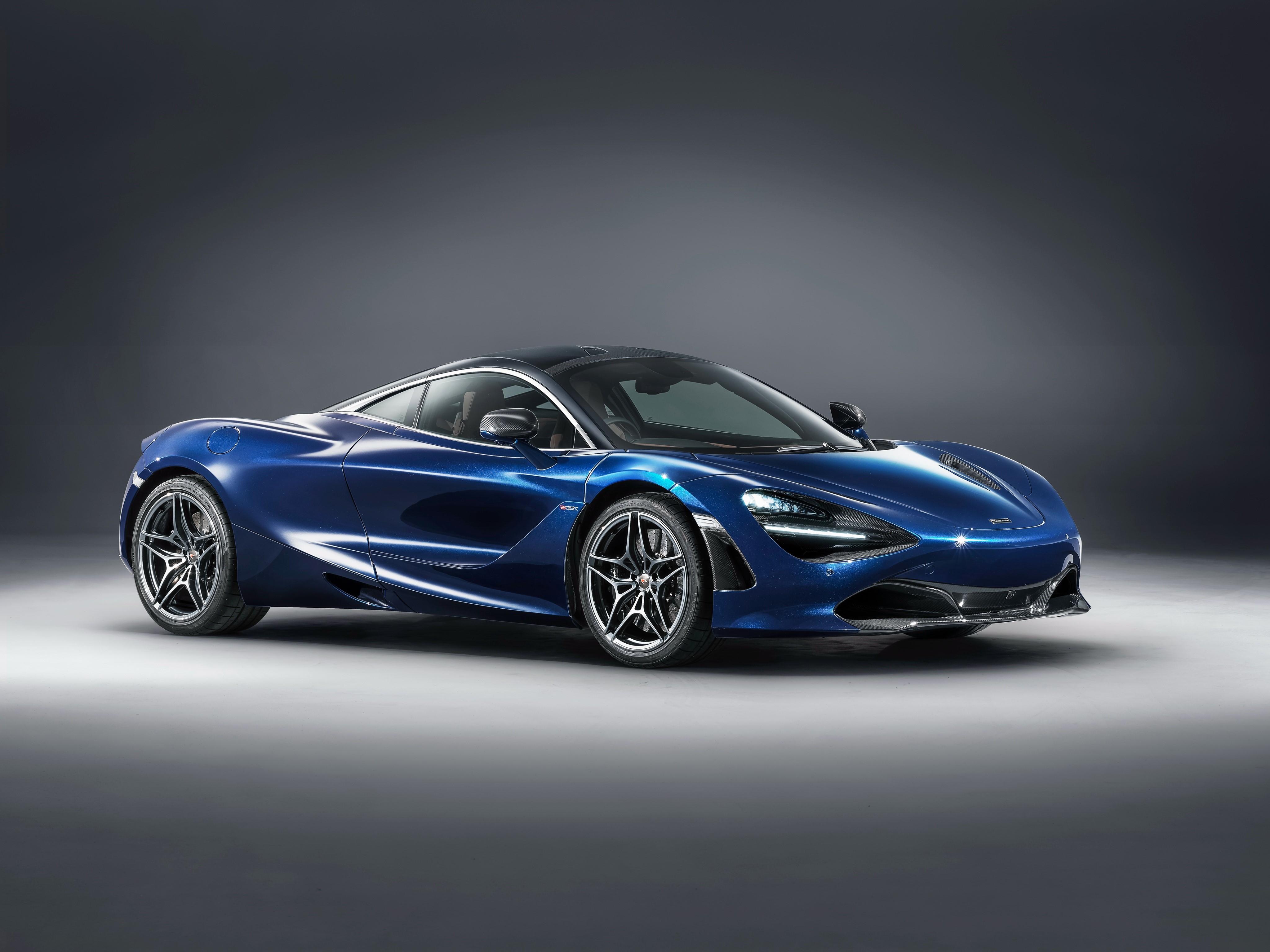 4096x3072 4K, MSO 720S, McLaren, Blue, Coupe Gallery HD Wallpaper