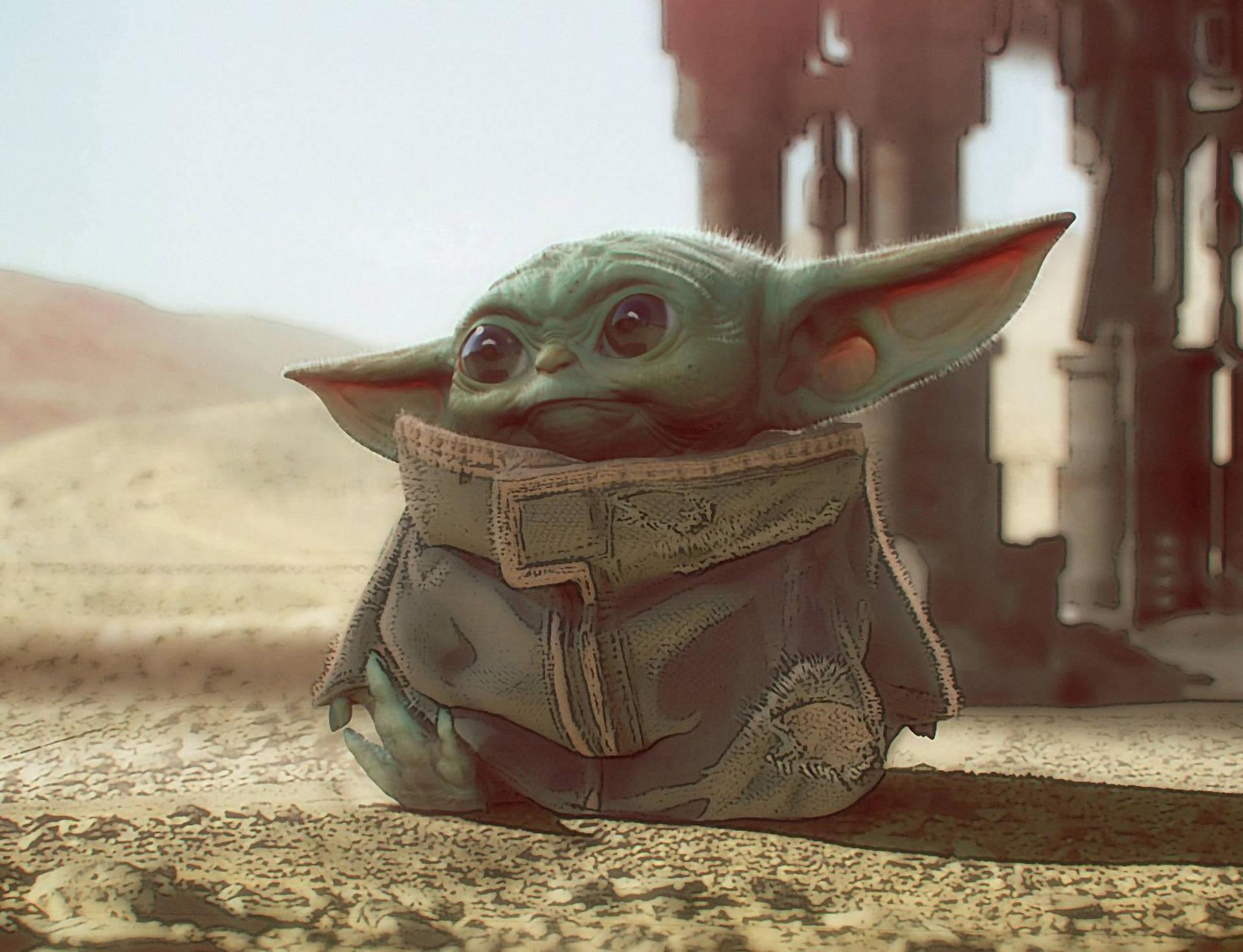 1920x1471 Baby Yoda Wallpaper