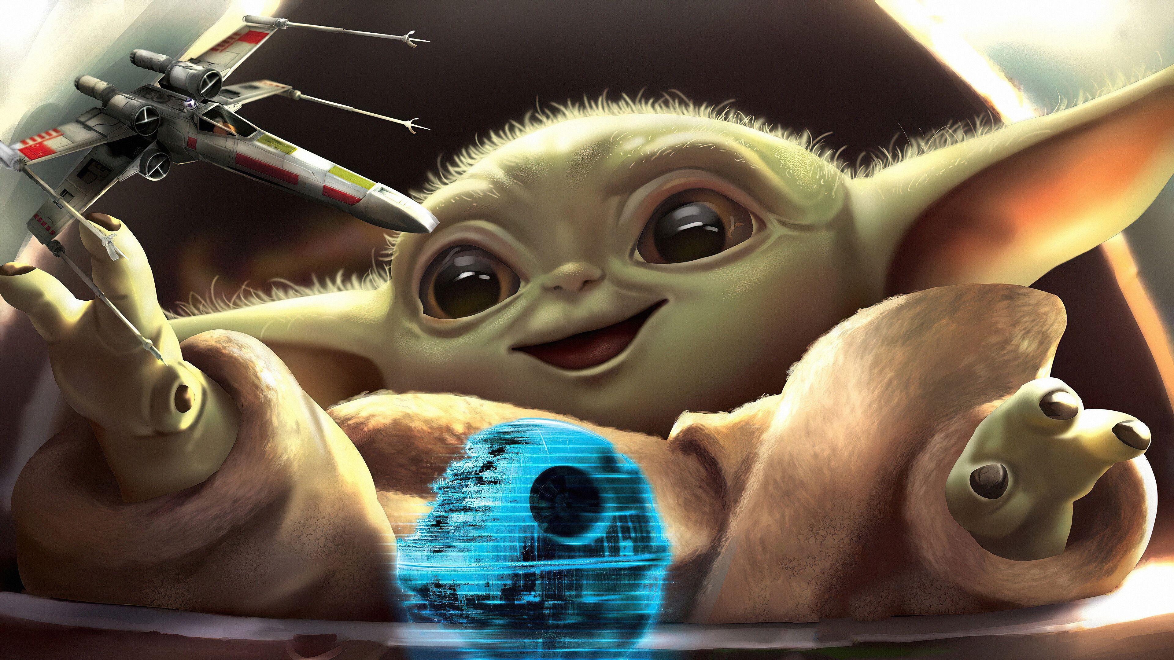 3840x2160 Baby Yoda Wallpaper HD High Quality