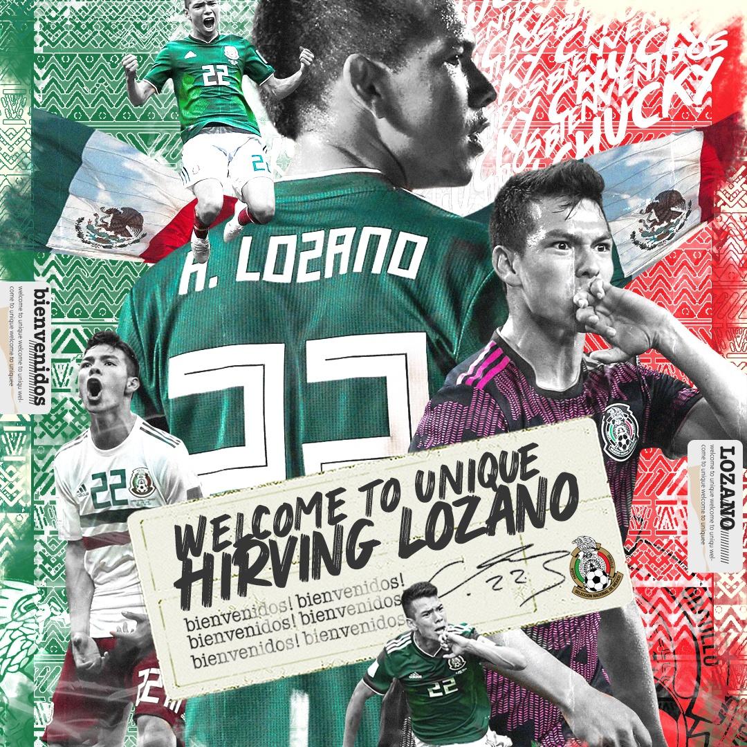 1080x1080 Unique welcomes Hirving Lozano