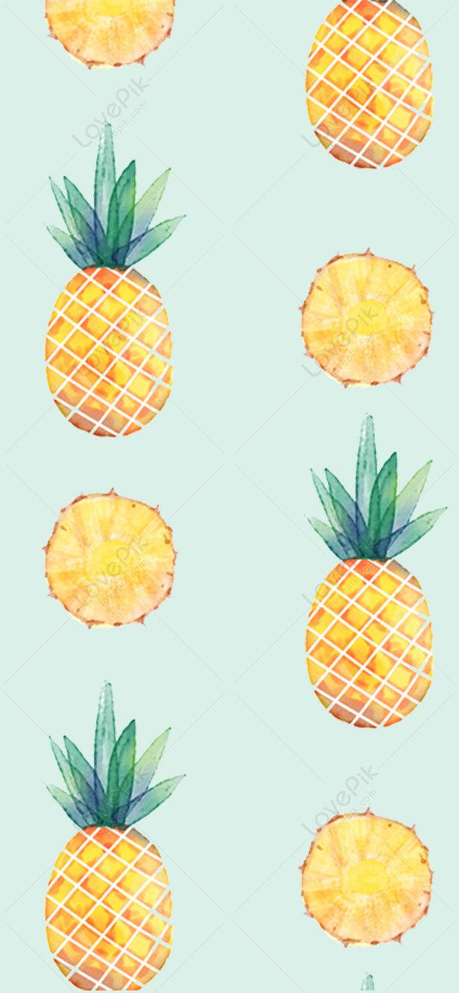 650x1407 Pineapple Wallpaper Image, HD Picture For Free Vectors Download