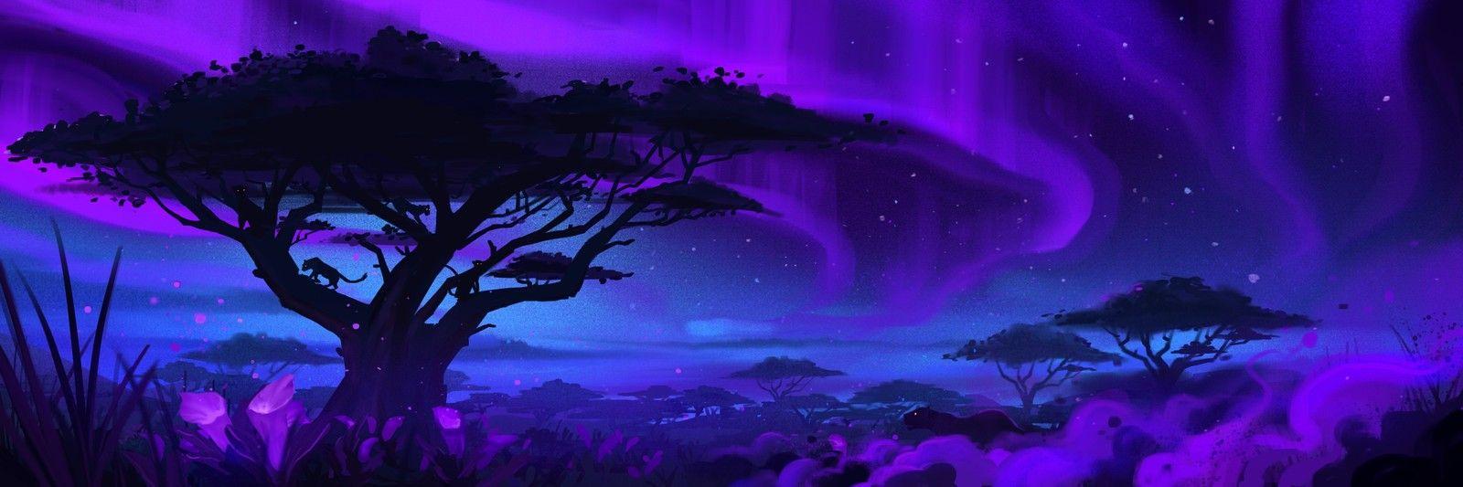 1600x533 Black Panther Dreamscape Artwork 2J9kY. Landscape Wallpaper, Black Panther Art, Abstract Coloring Pages