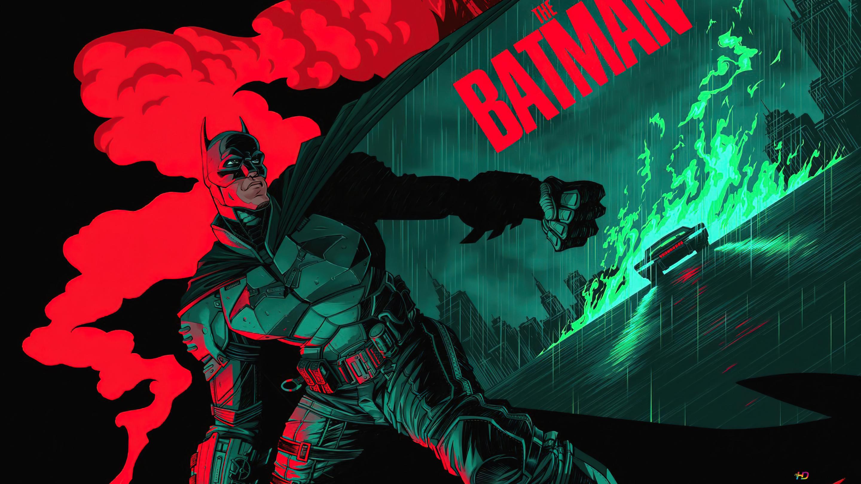 2880x1620 The Batman 2022 Poster 4K wallpaper download