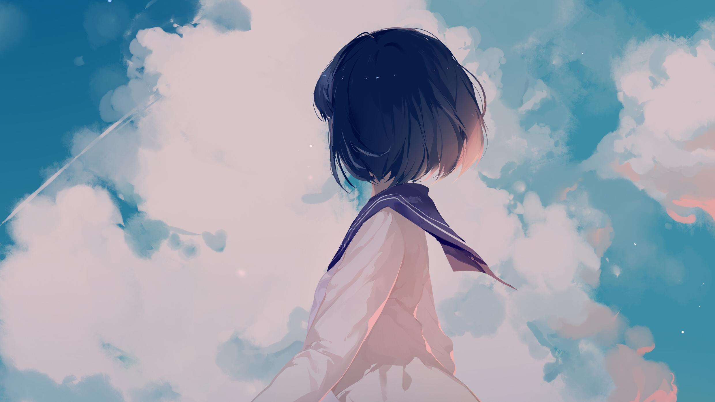 2480x1395 Wallpaper White Haired Male Anime Character, Background Free Image