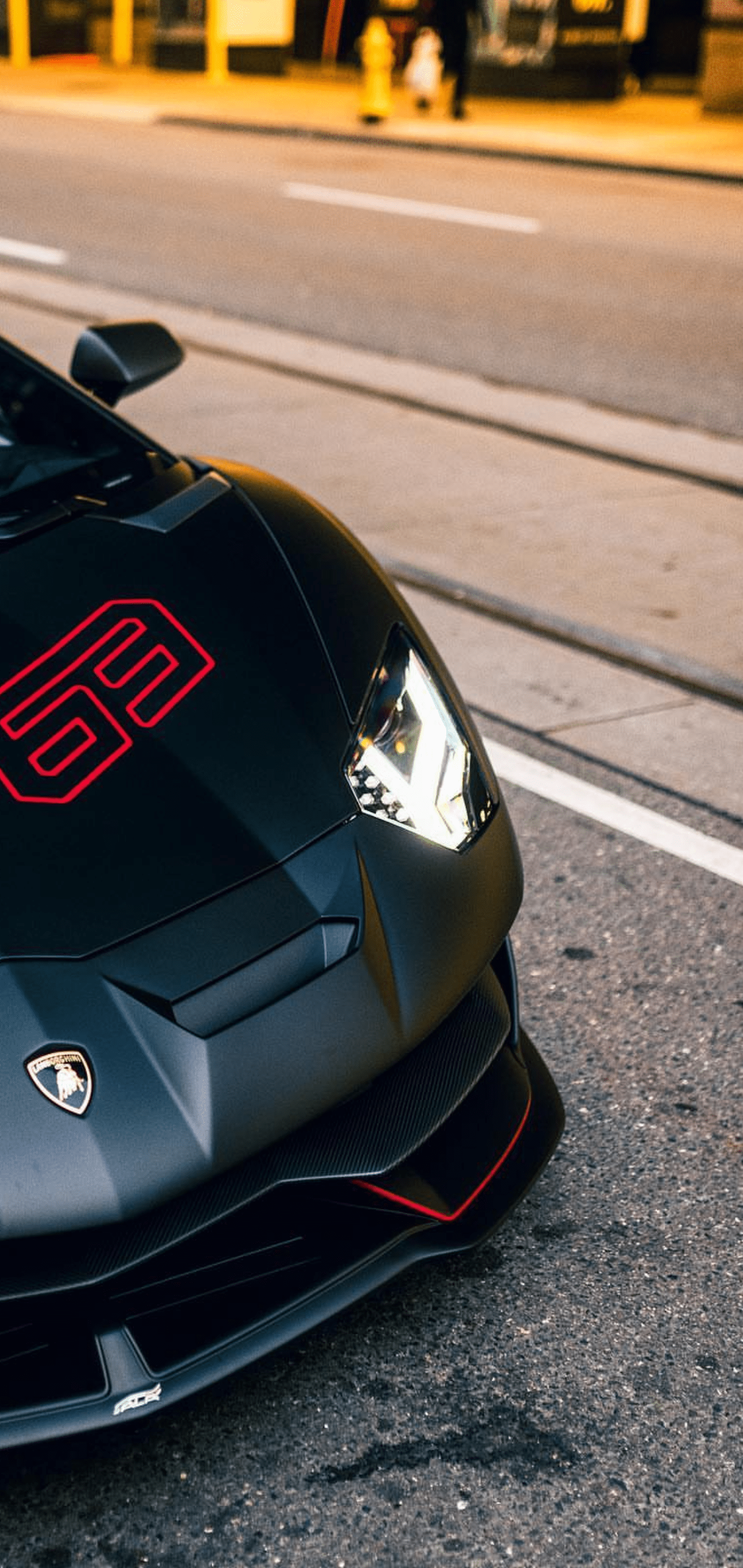 1440x3040 Aventador SVJ 63 Wallpaper