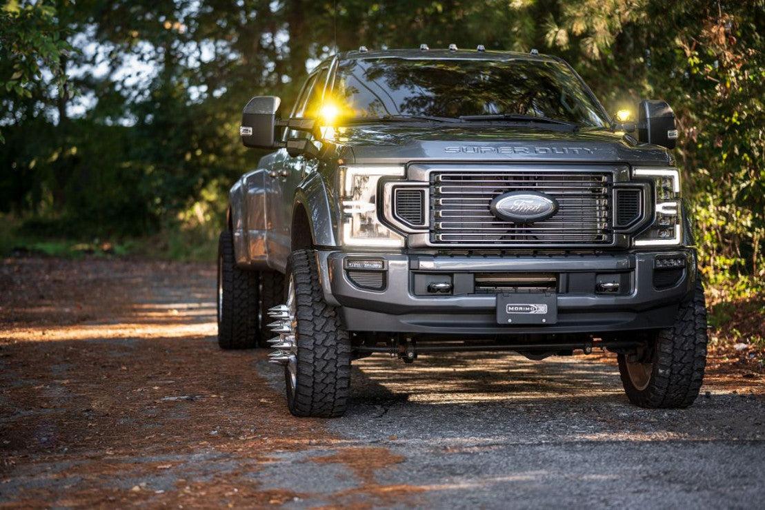 1109x740 MORIMOTO 4BANGER LED A PILLAR SYSTEM DITCH LIGHTS: FORD F250 F350 F450