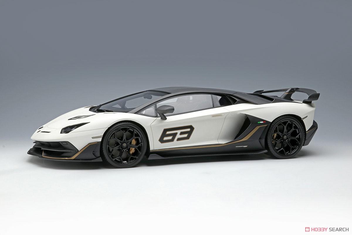 1200x800 Lamborghini Aventador SVJ 63 2018 Matte Pearl White (Diecast Car) Item picture2