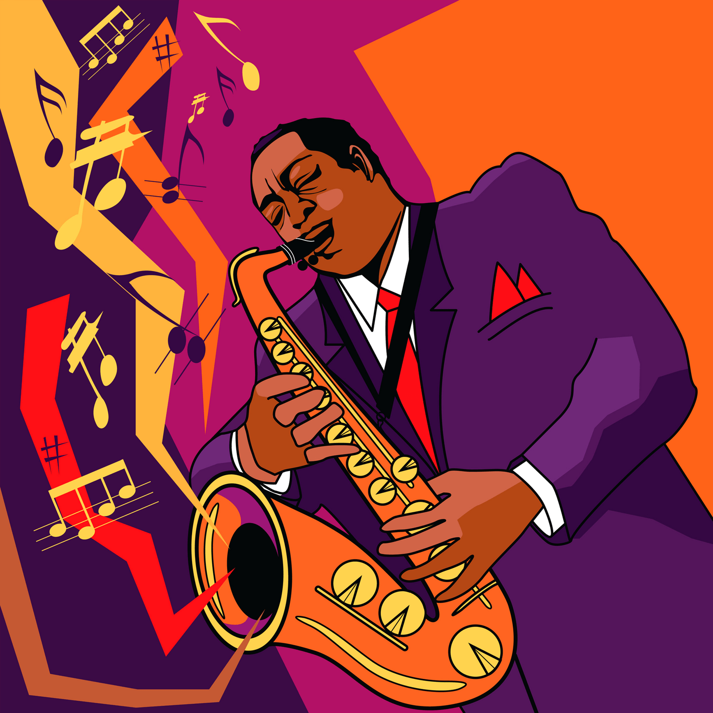 1400x1400 Download Latest Free Desktop HD Wallpaper of, Music, Jazz