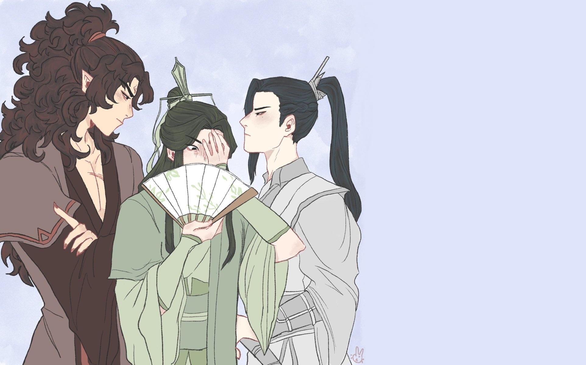 1924x1200 The Scum Villains Self Saving System HD, Liu Qingge, Shen Qingqiu, Luo Binghe Gallery HD Wallpaper