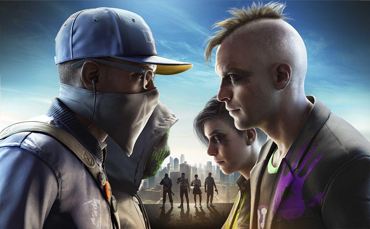 1280x792 Wallpaper Watch Dogs 2 Young man Marcus Holloway Games Masks