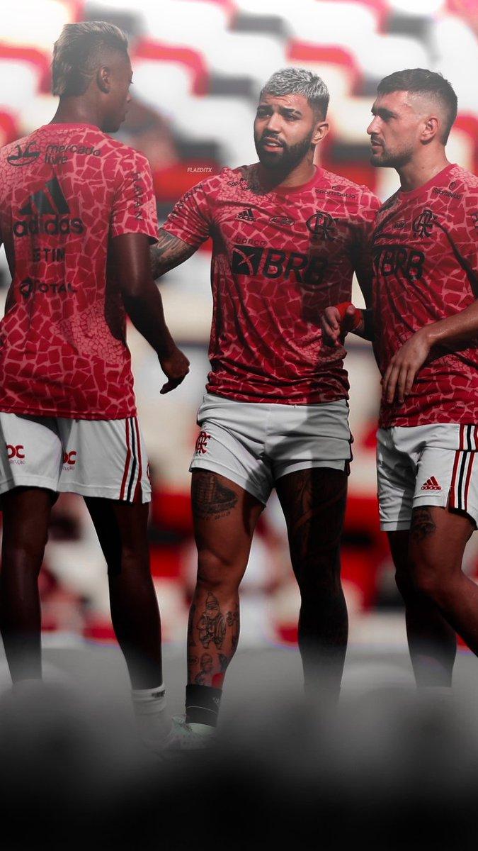 675x1200 FlaEditx's tweet Bruno Henrique, Gabigol e Arrascaeta