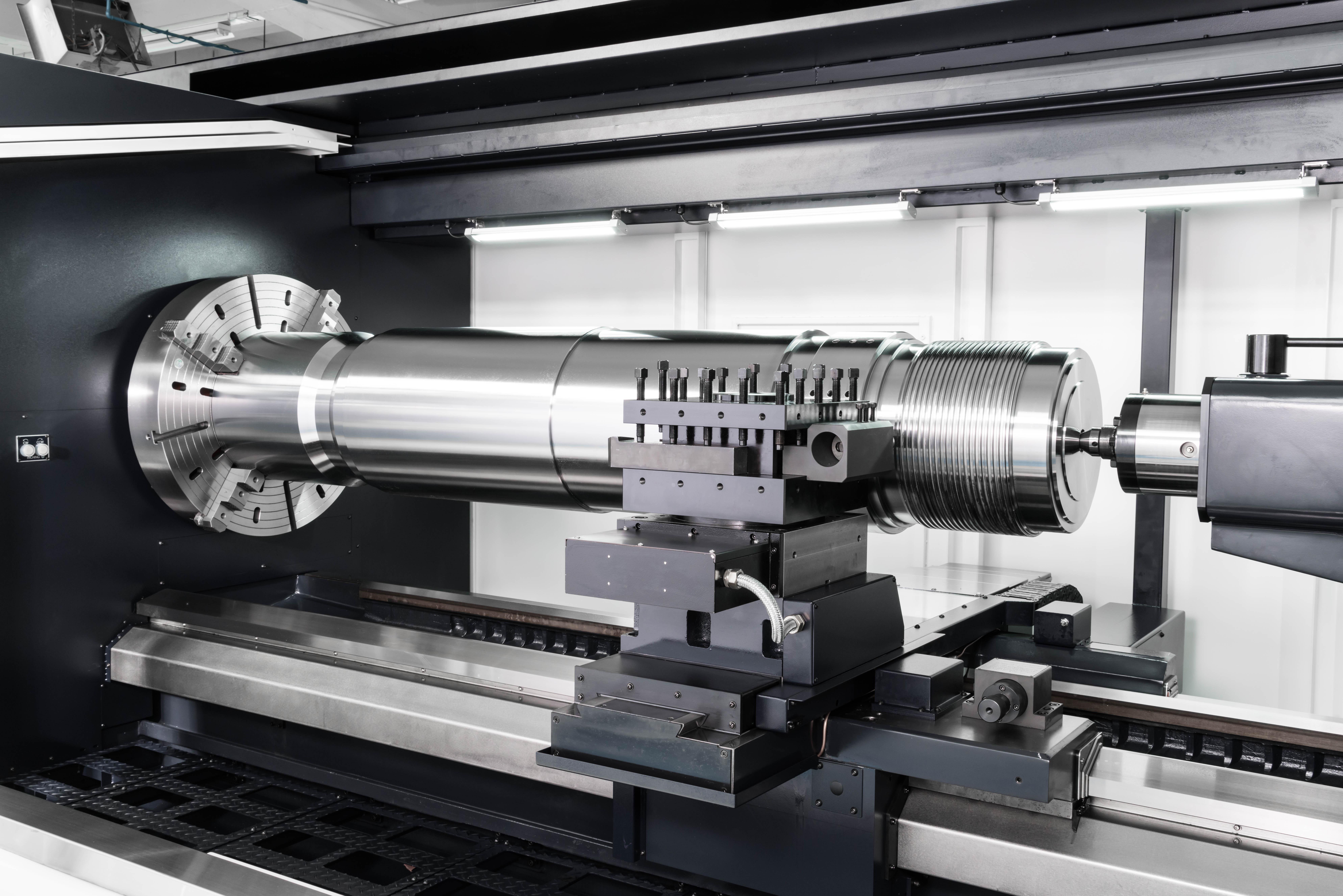 7951x5303 MEGA 110 Bed Lathe With A Swing Diameter Of Ø1.100 Mm (cycle Controlled). Hwacheon (Europe)