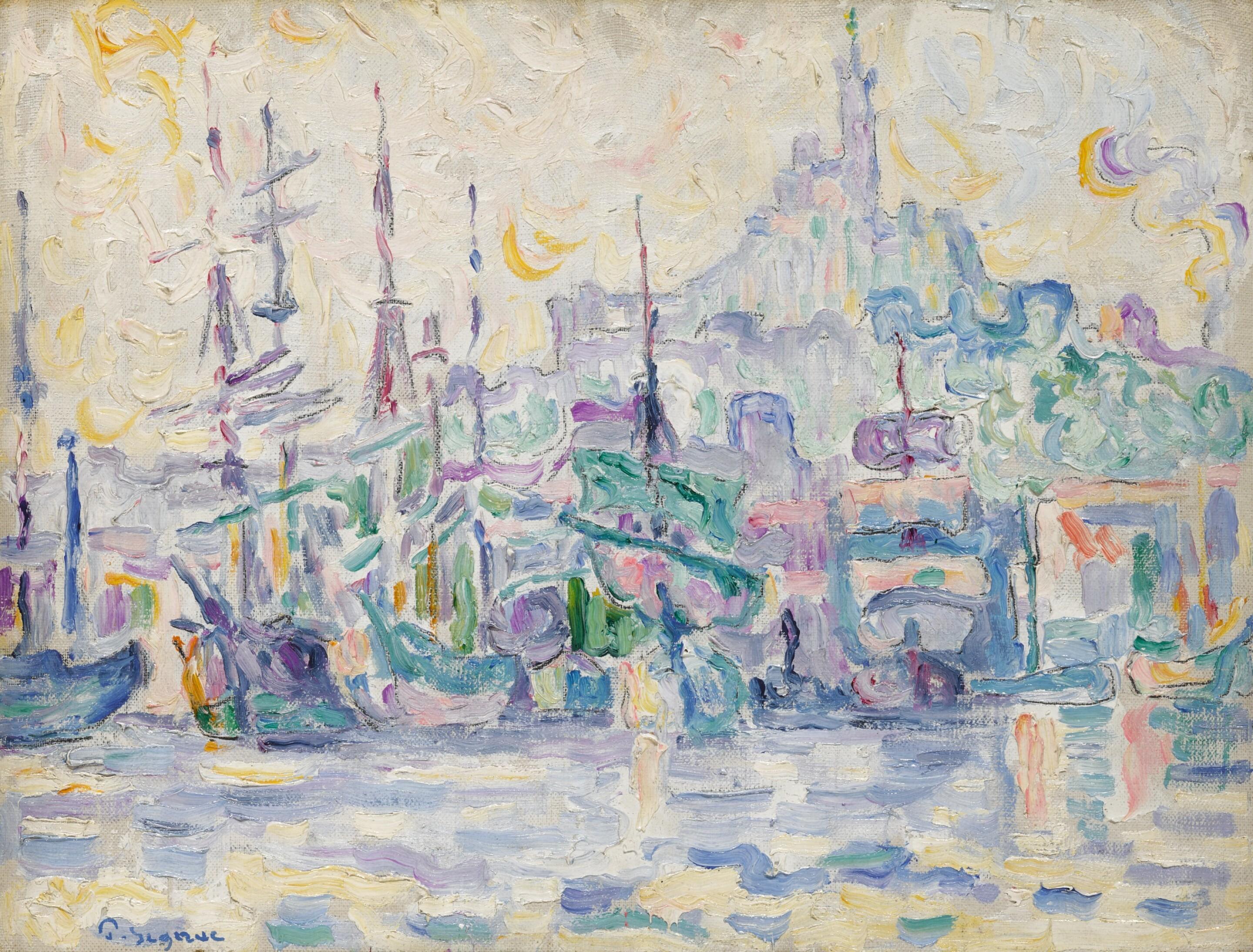 2880x2188 Signac Bonne mère, Marseille (étude), lot