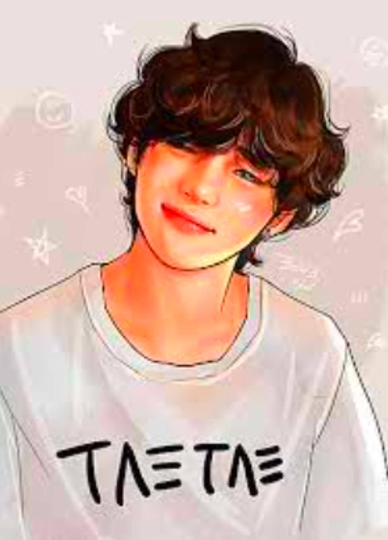 1280x1779 Download Cute Bts Drawing Taehyung Anime Wallpaper