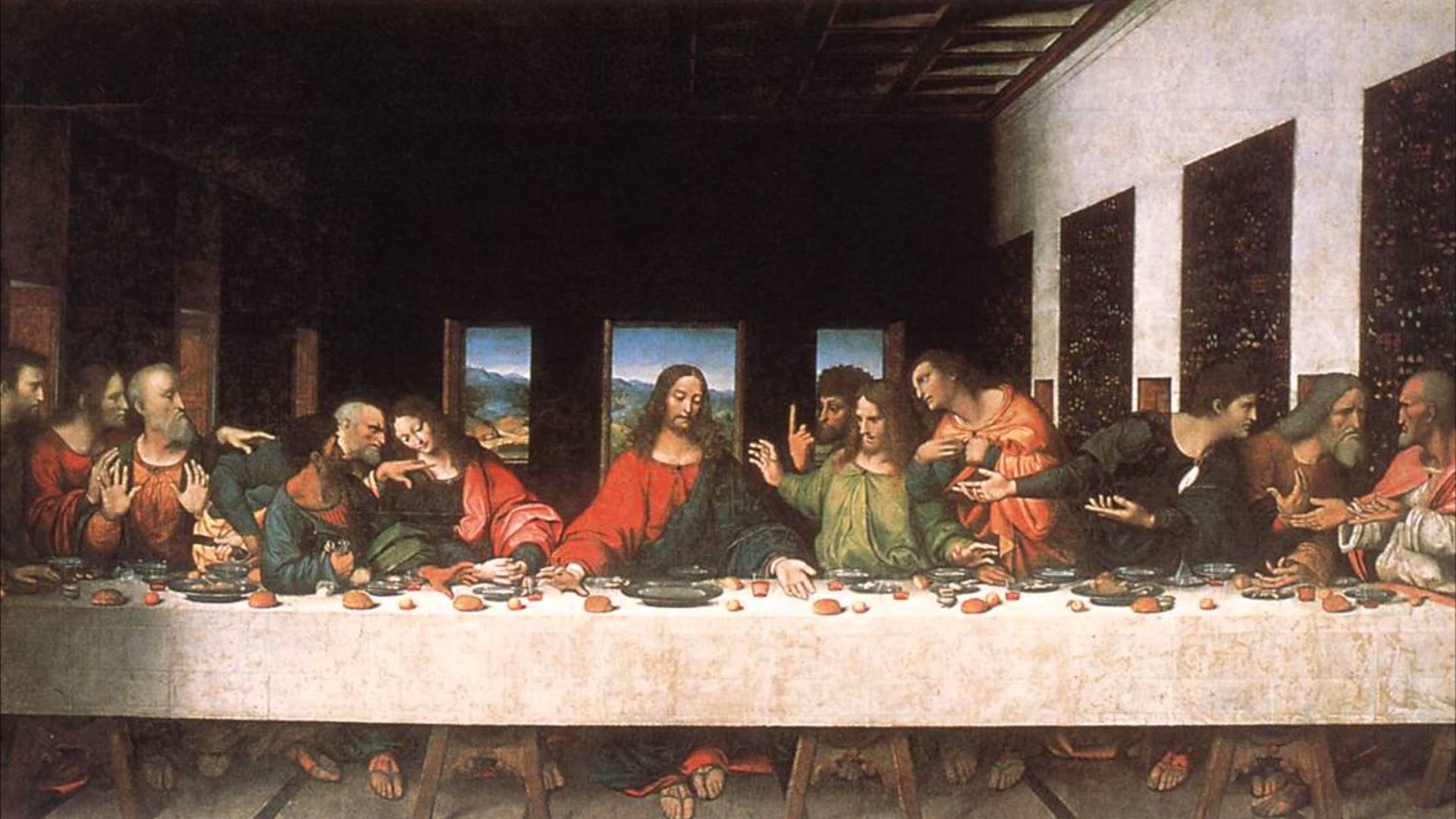 1920x1080 Holy Supper Wallpaper