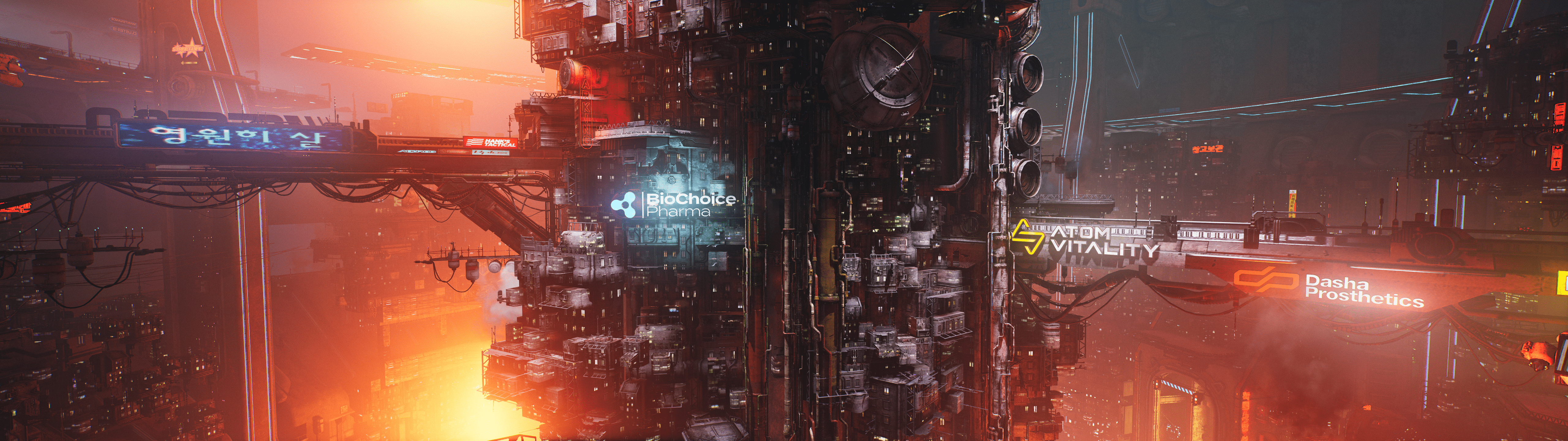 5120x1440 The Ascent (Game Screenshot, 5120x PNG)
