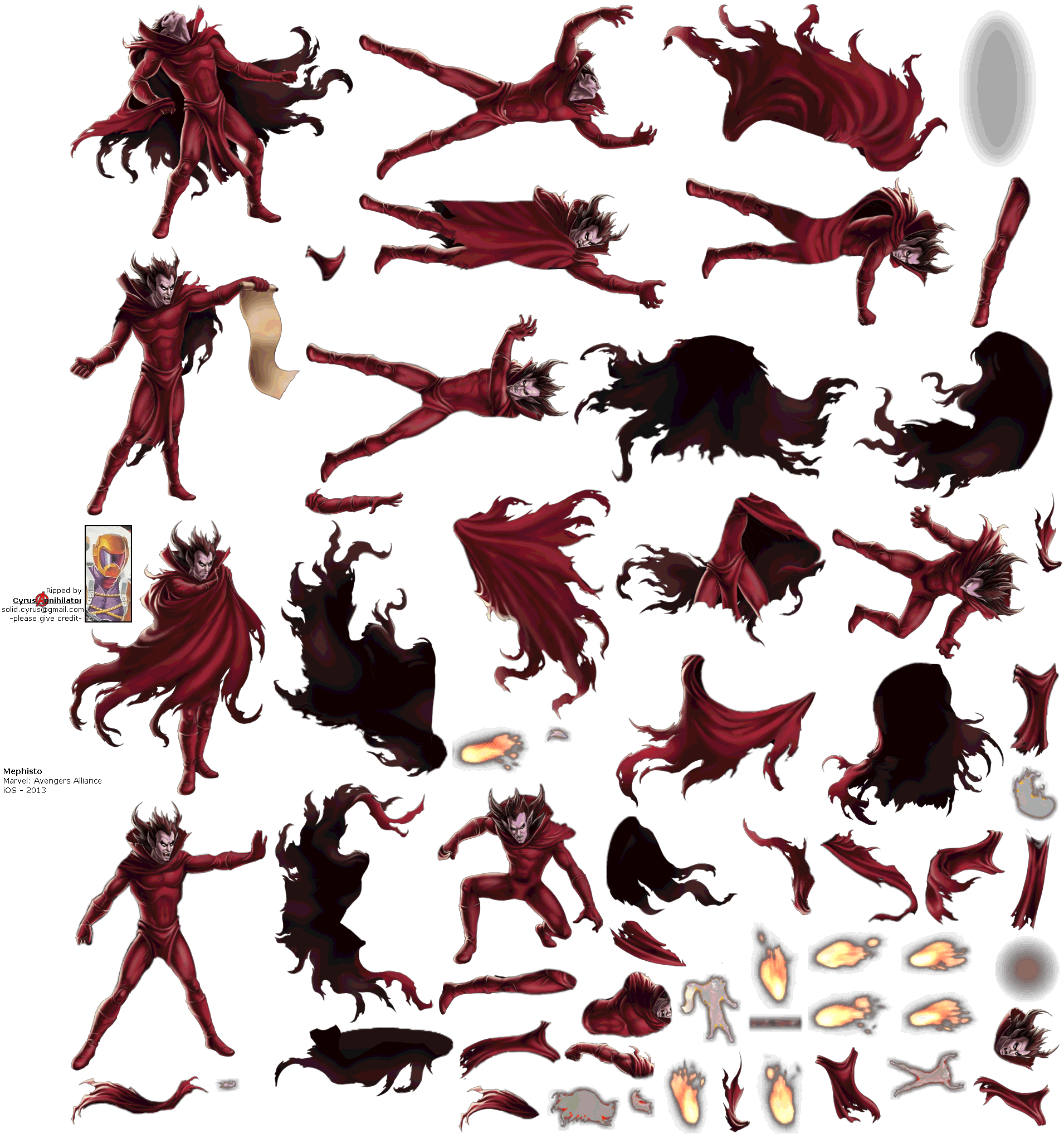 1910x2042 Mobile: Avengers Alliance Spriters Resource