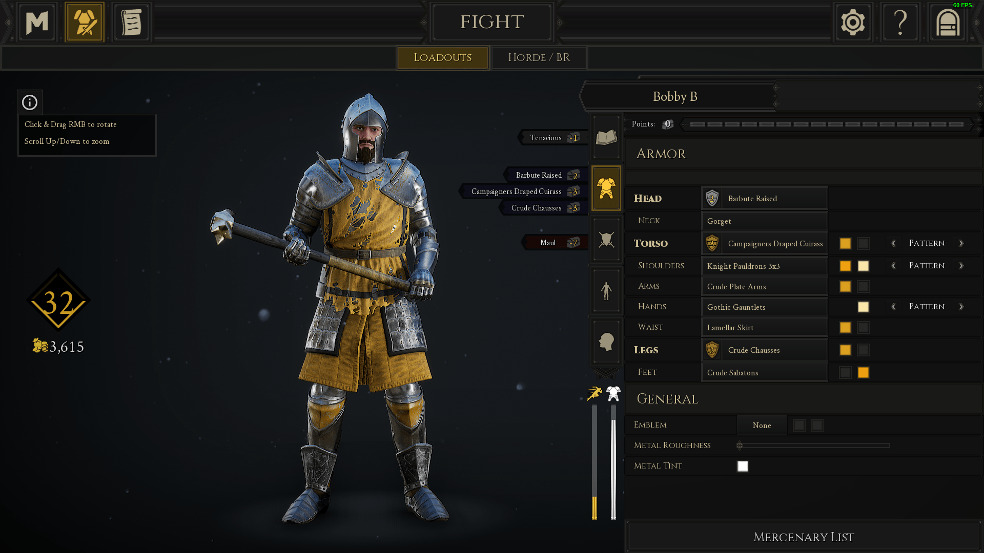 1920x1080 My attempt at recreating young Robert Baratheon in Mordhau