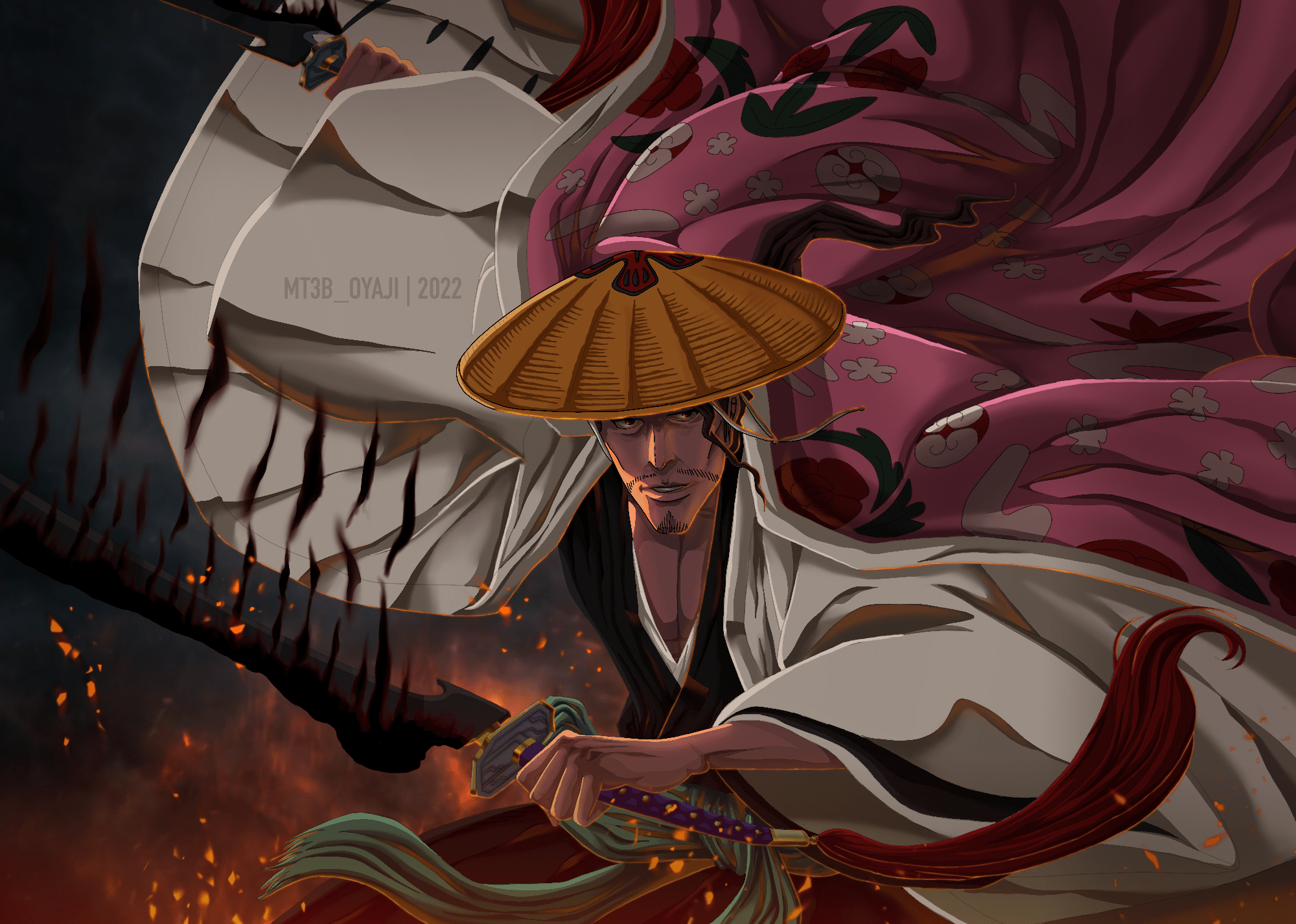2000x1426 Kyoraku shunsui coloring by me I hope you like it ❤️