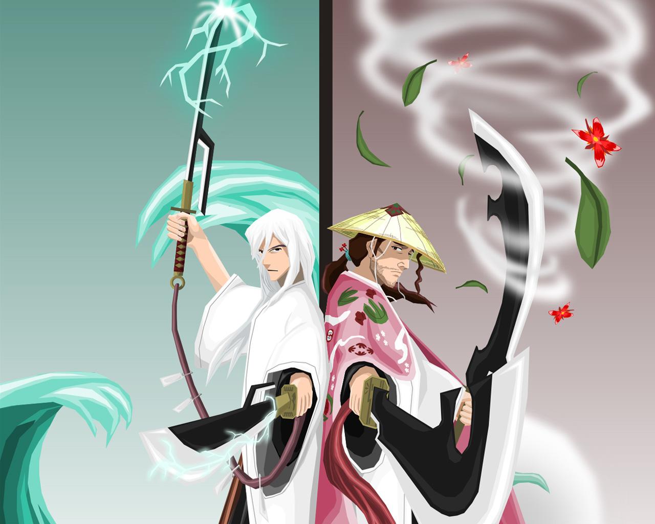 1280x1024 J Shir Ukitake Shunsui Ky Raku Wallpaper:1280x1024