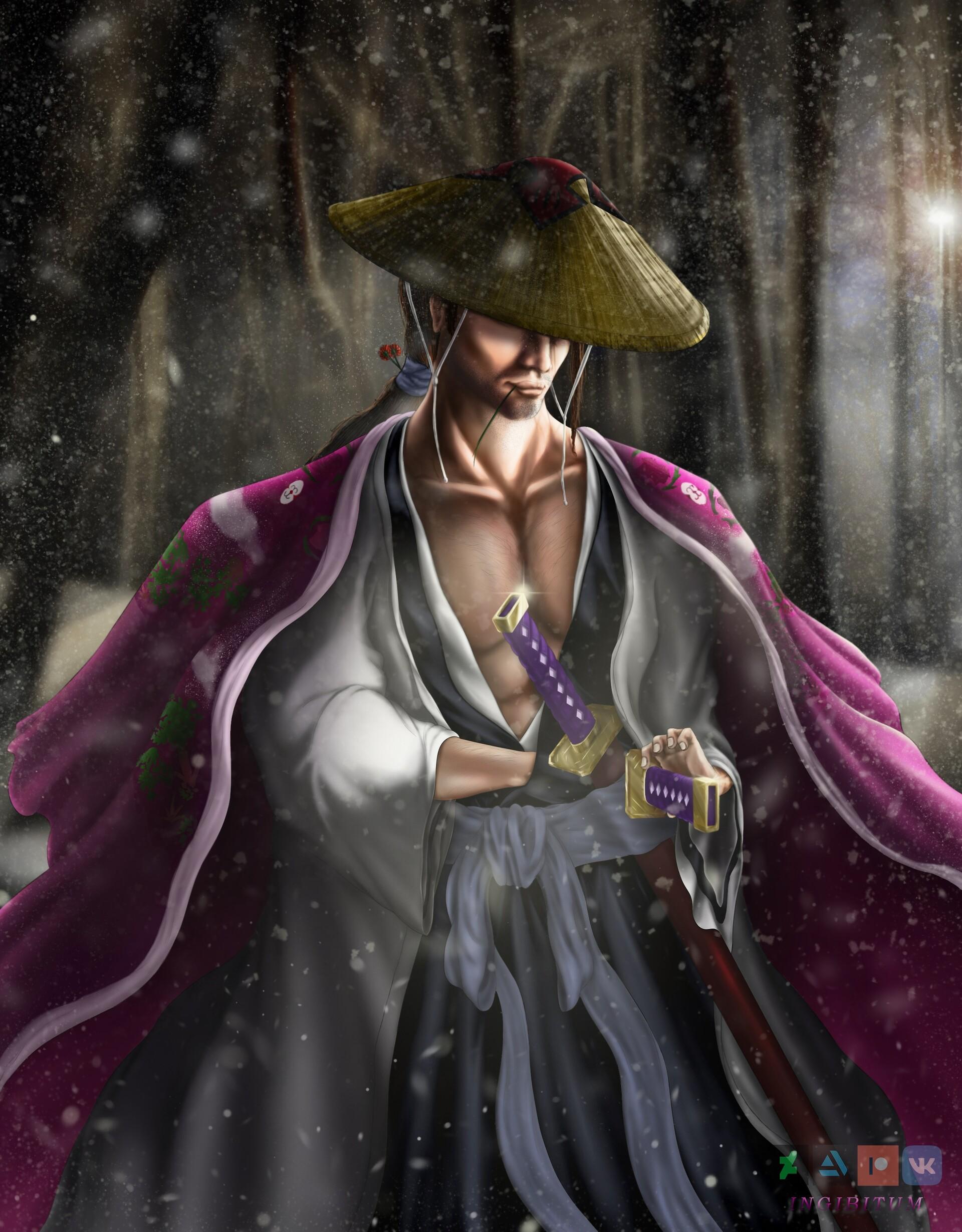 1920x2458 Shunsui Kyōraku from Bleach