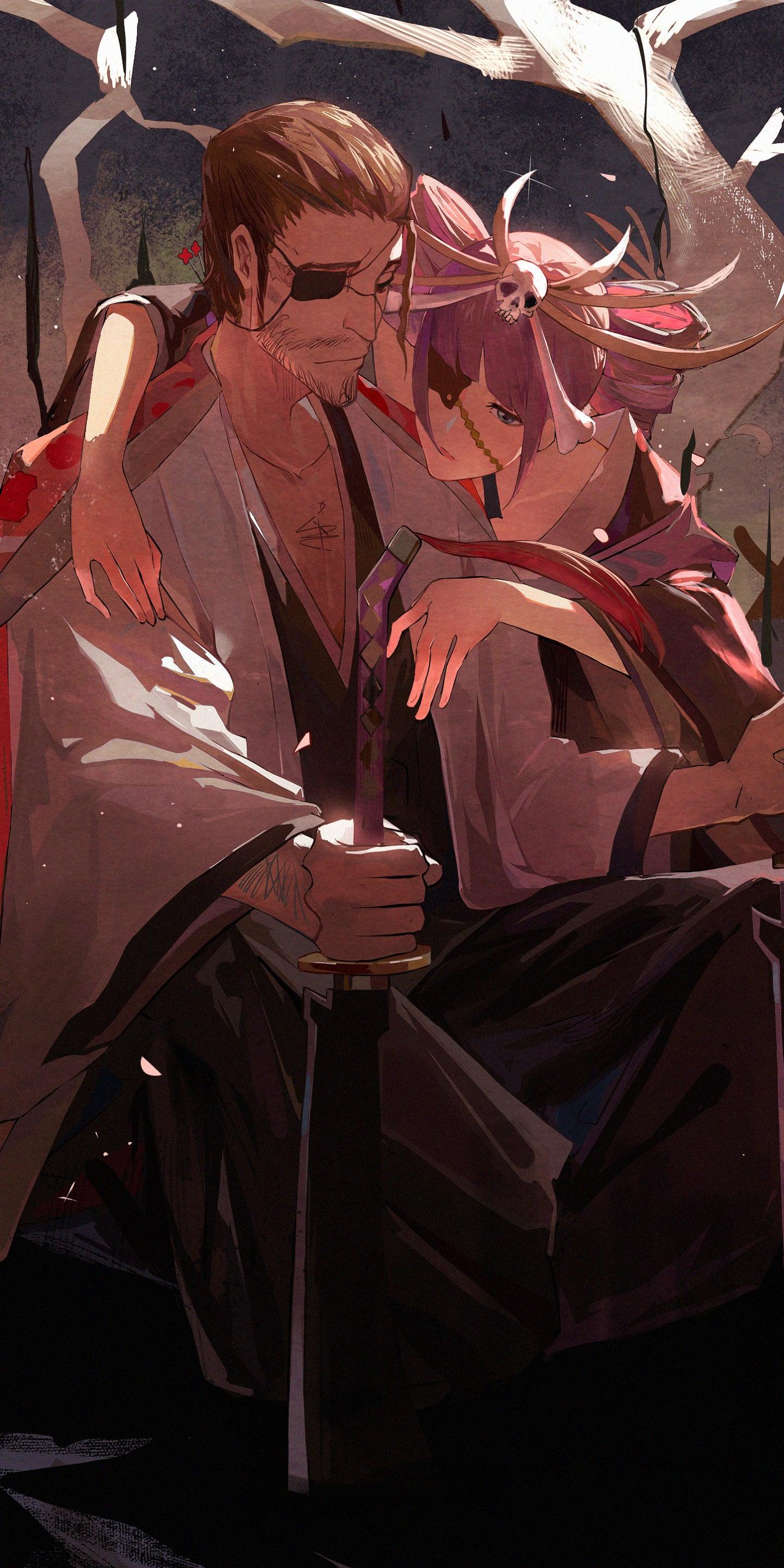 1440x2880 Bleach: Shunsui Kyoraku /1440x2880 HD Phone Wallpaper