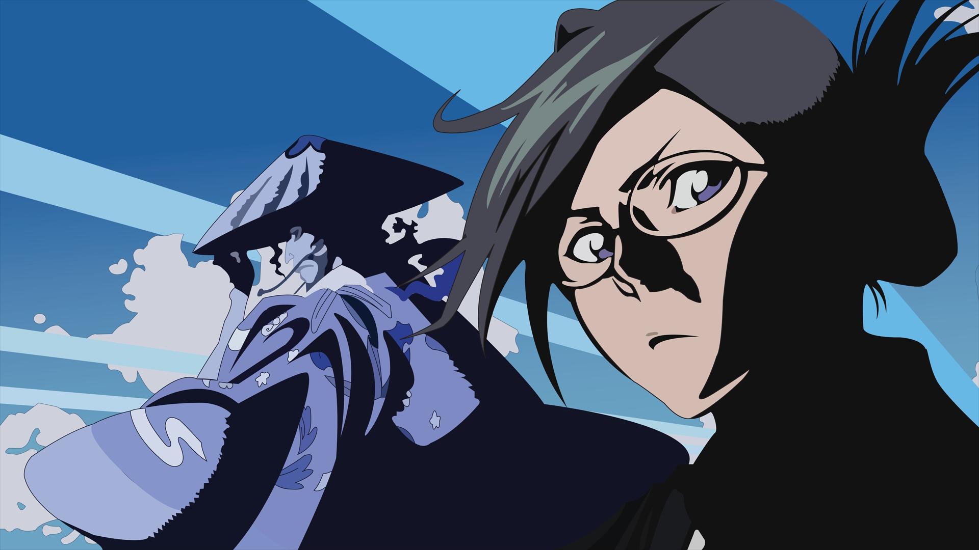 1920x1080 bleach blue ise nanao kyoraku shunsui male vector. konachan.com.com Anime Wallpaper