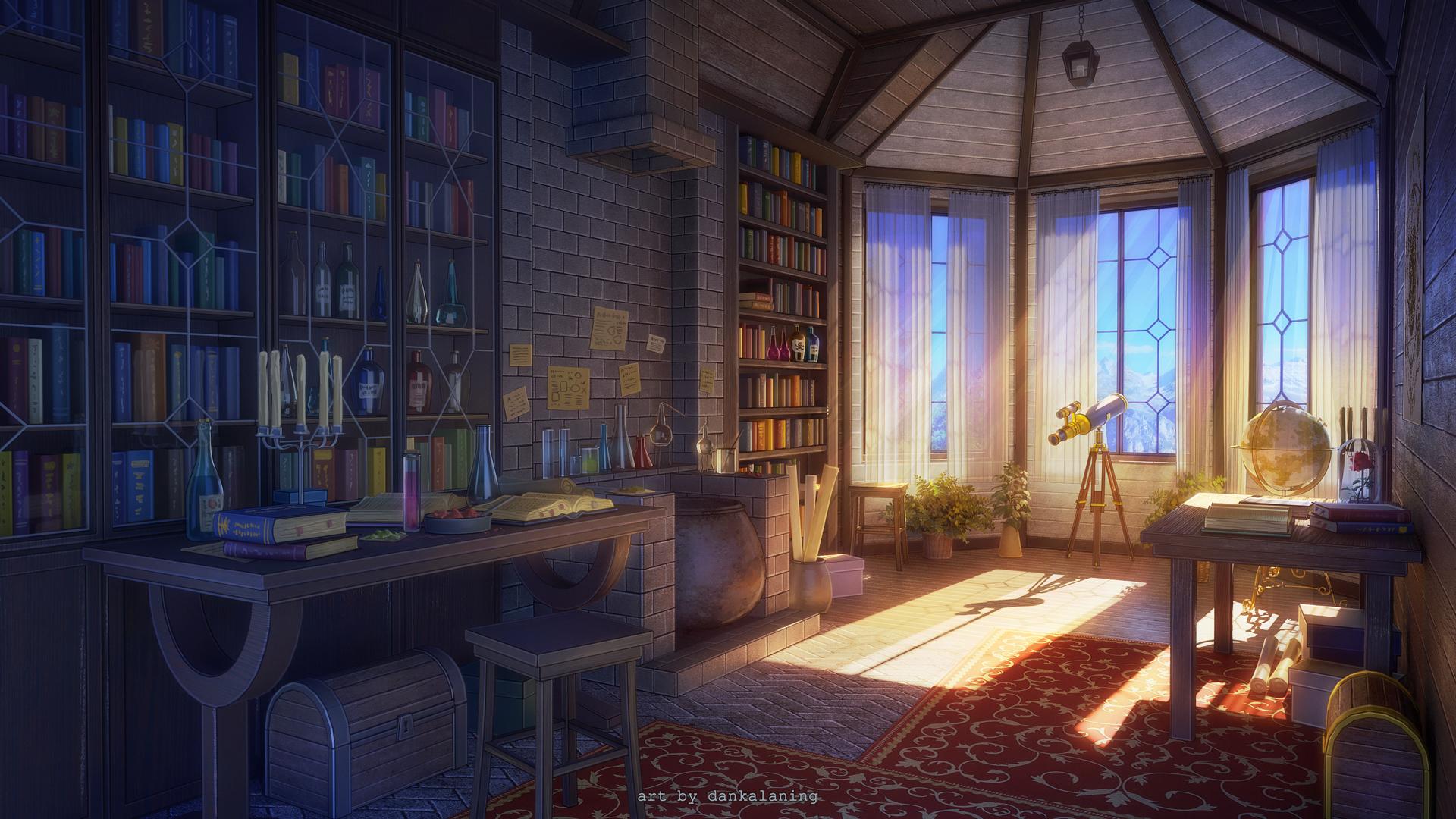 1920x1080 Room HD, Bookshelf Gallery HD Wallpaper