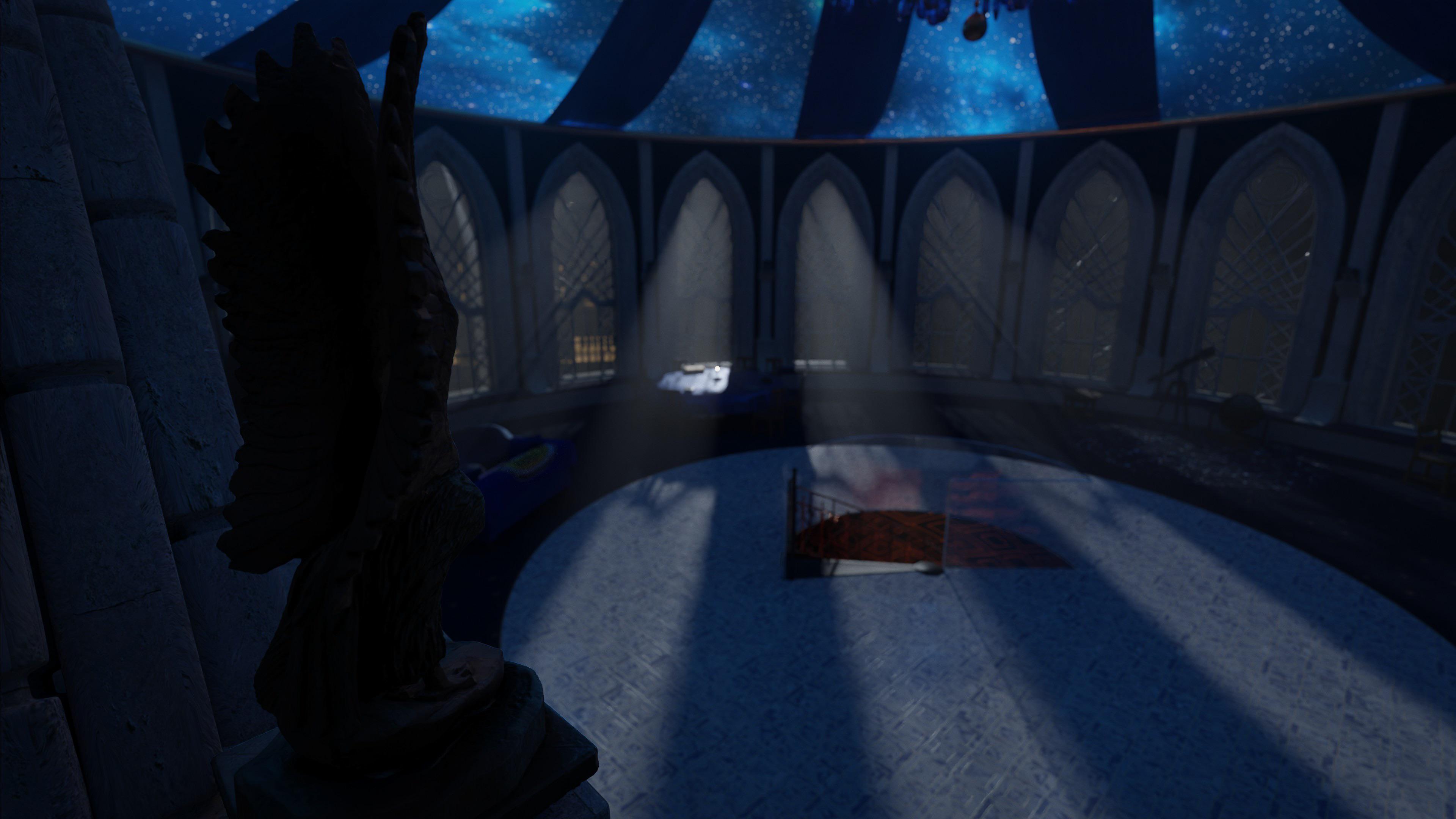 3840x2160 Ravenclaw Common Room concept art