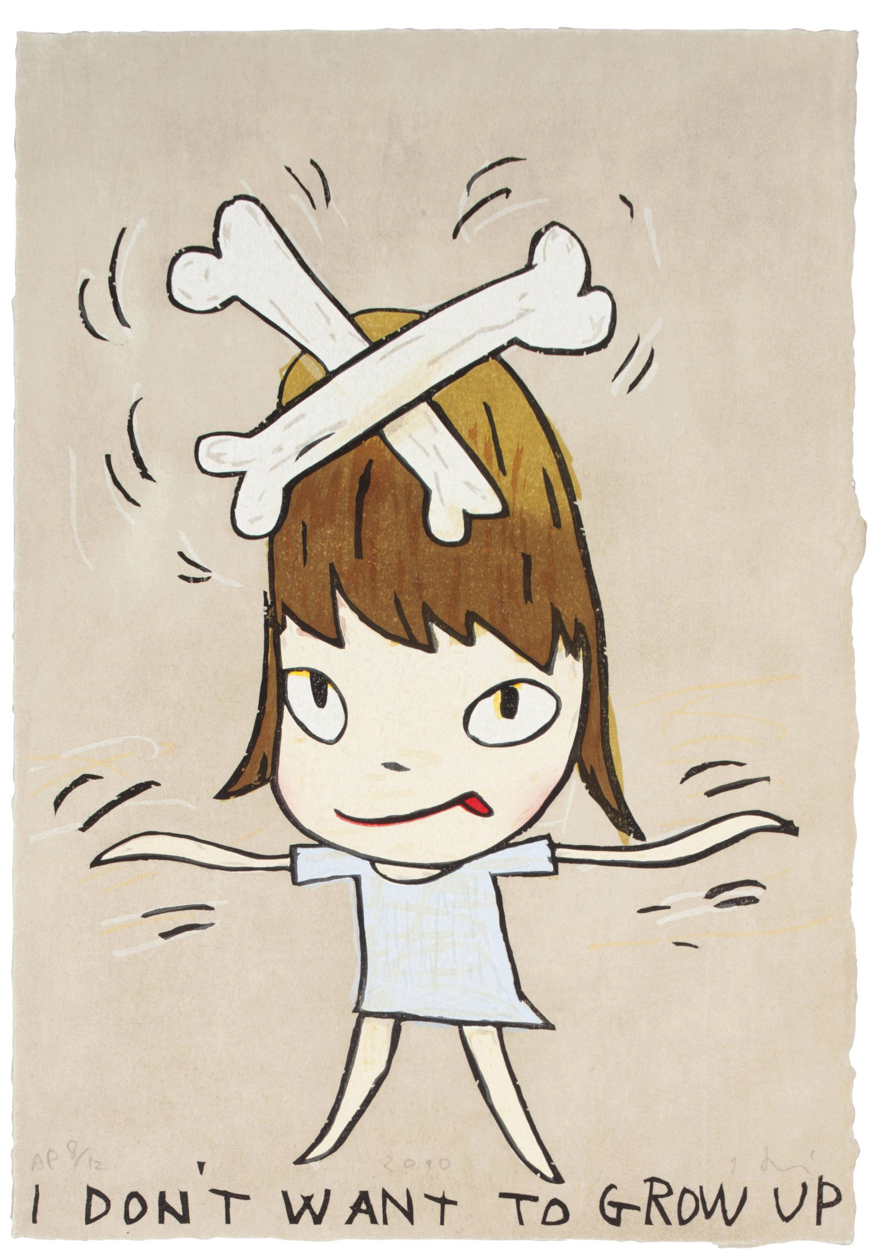 2819x4000 Yoshitomo Nara's paintings & drawings: Cute or dark and frightening?
