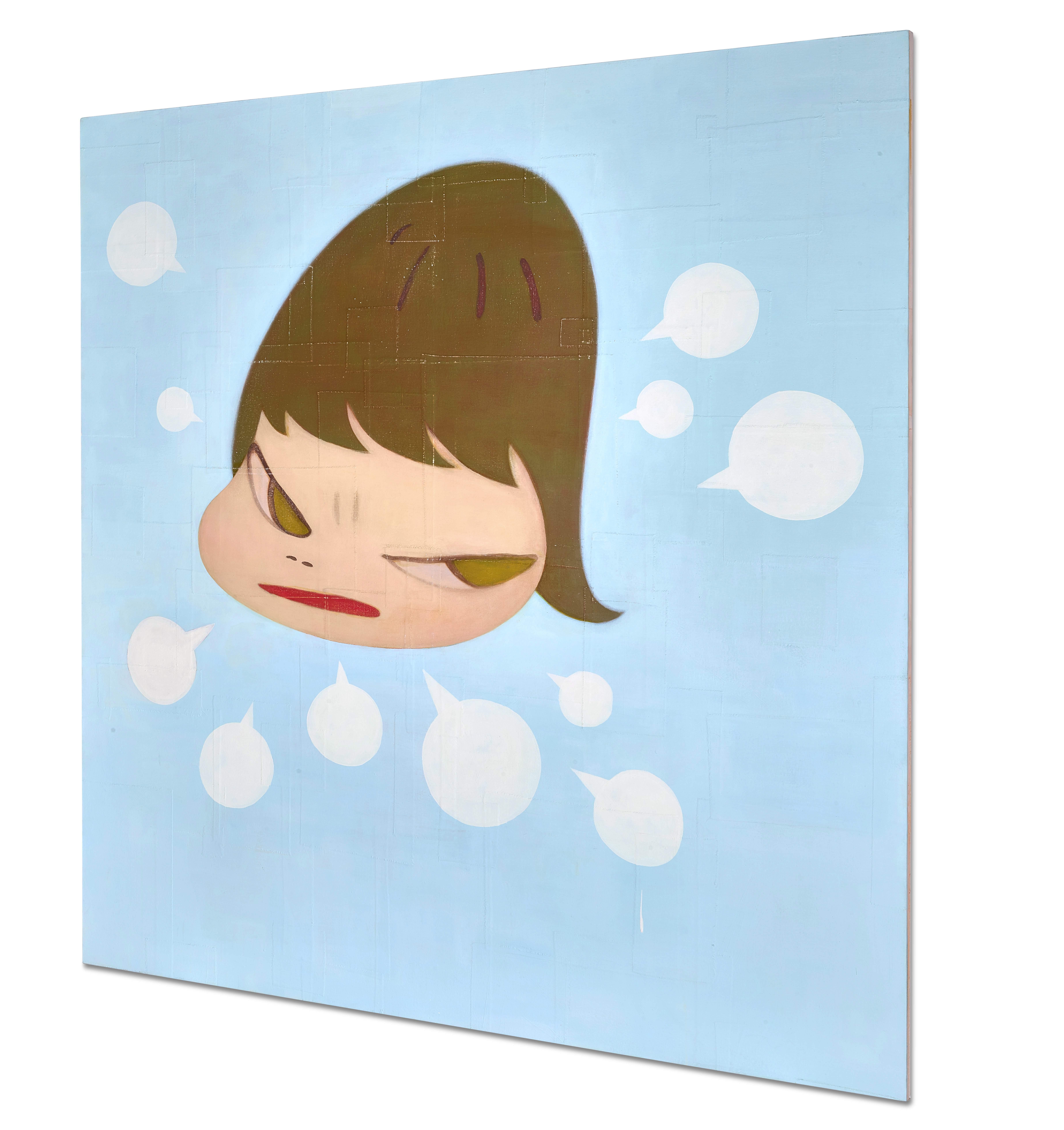 7384x7840 Sold Price: Yoshitomo Nara 奈良美智- Angry Blue Boy 憤怒的藍色男孩- April 0122 8:15 PM HKT
