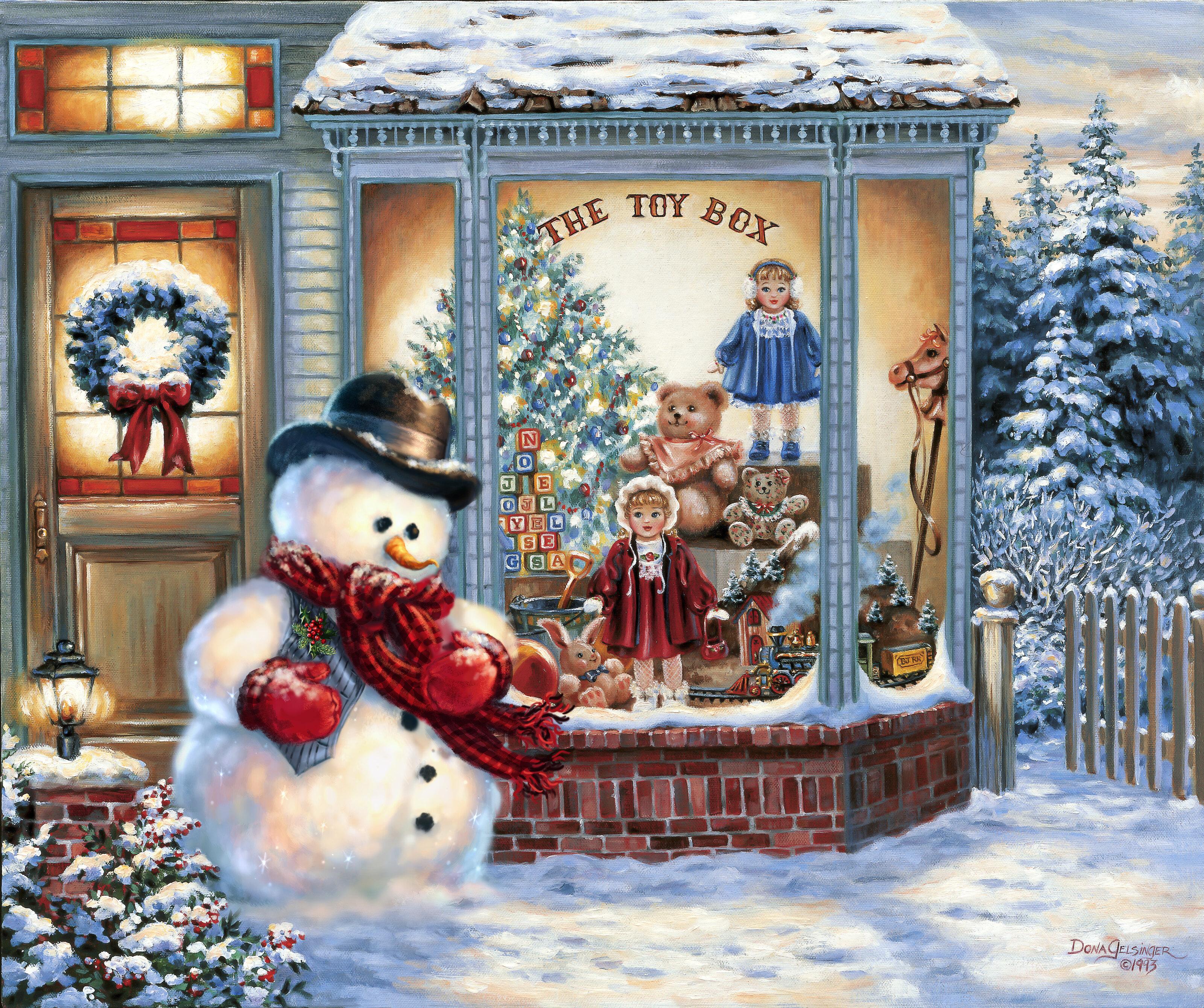 3200x2679 The Toy Box Snowman Mural Gelsinger Your Way