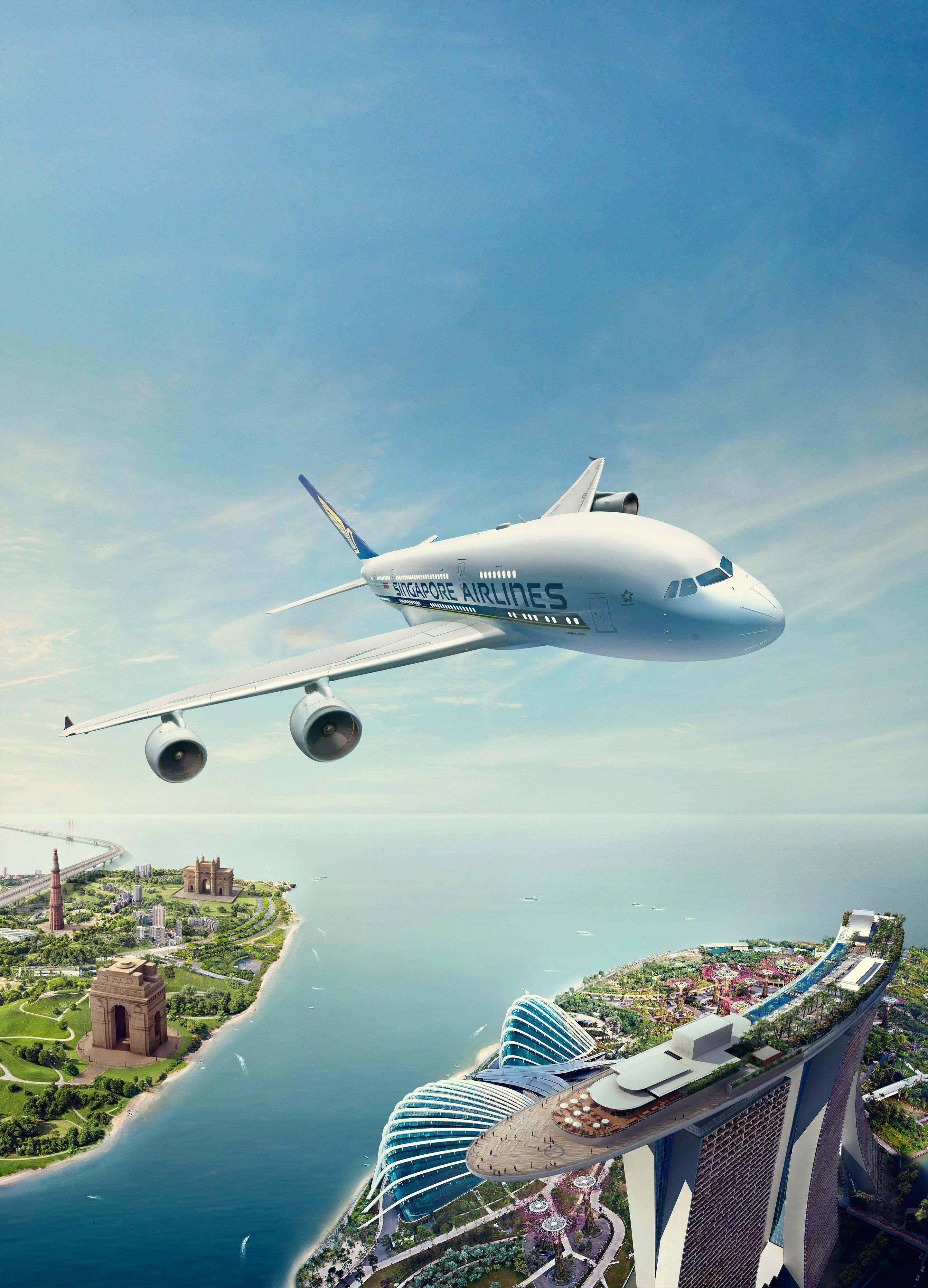 2883x4000 CGI, Flight, Singapore Airlines Gallery HD Wallpaper