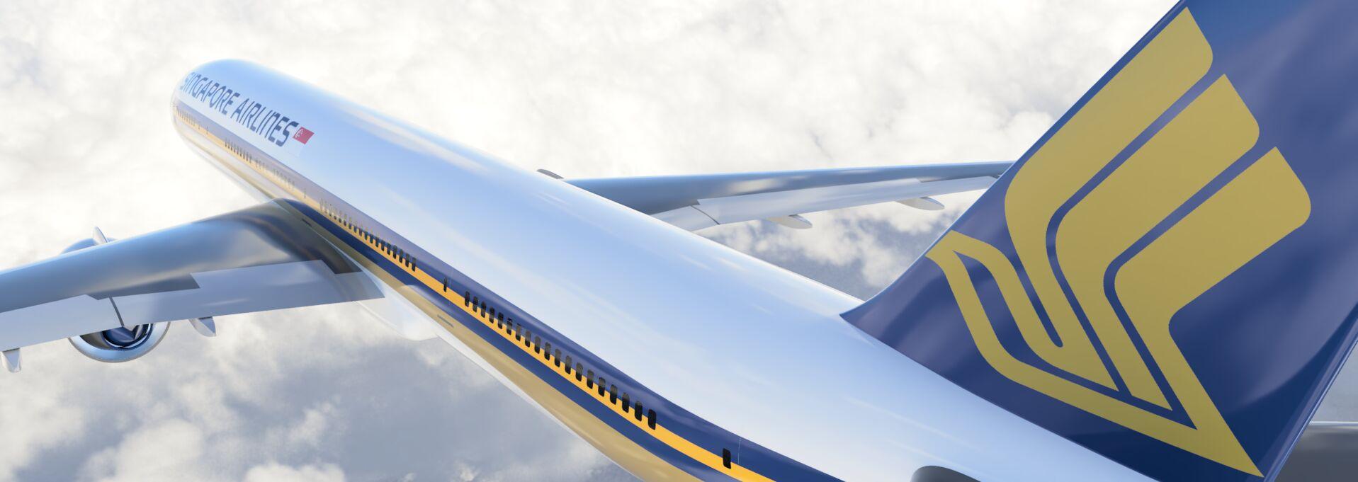 1917x681 Singapore Airlines Boeing 777 Aircraft Livery Concept. Autodesk Online Gallery