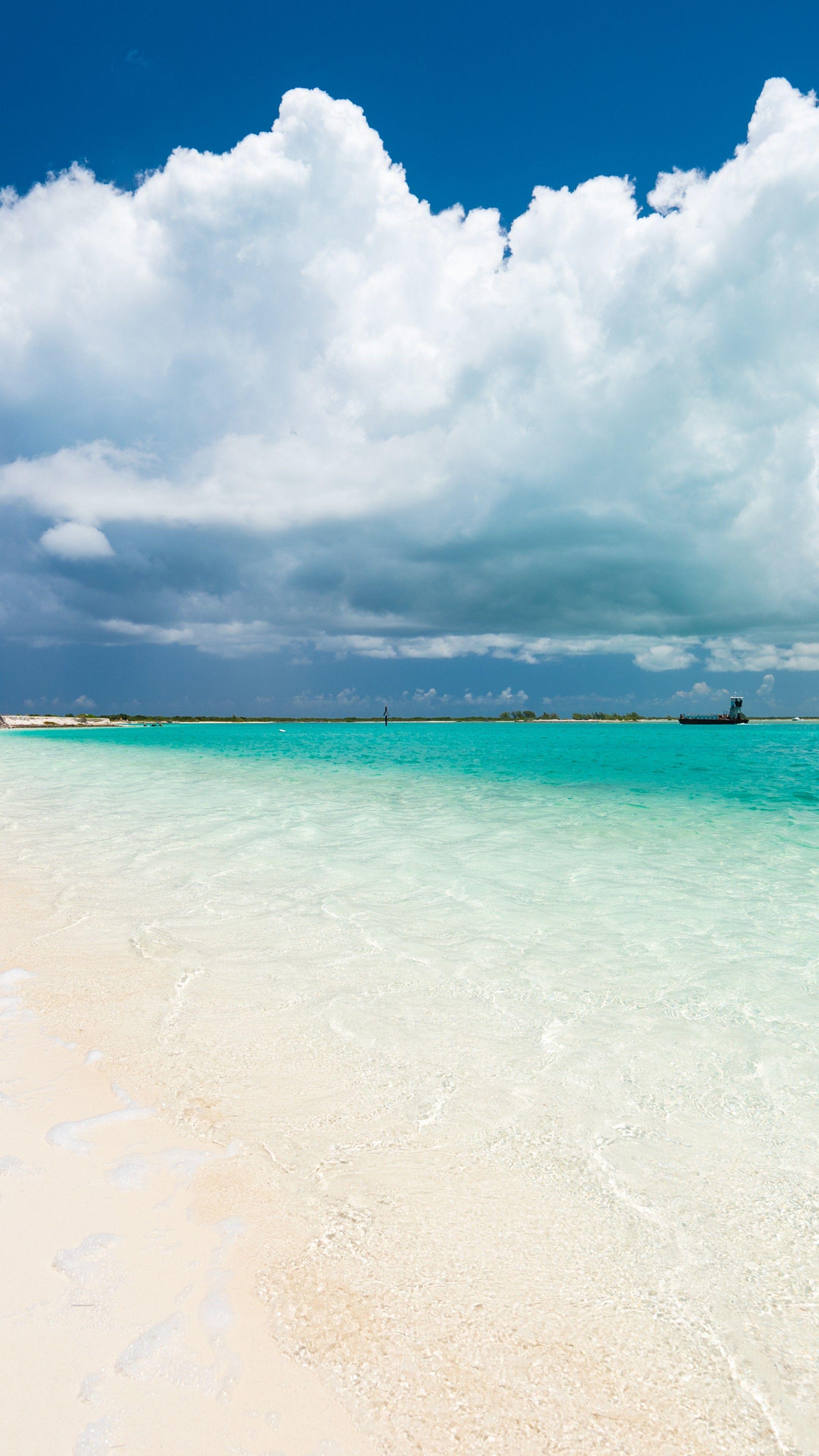 2160x3840 Wallpaper Grace Bay, Providenciales, Turks and Caicos, Travellers