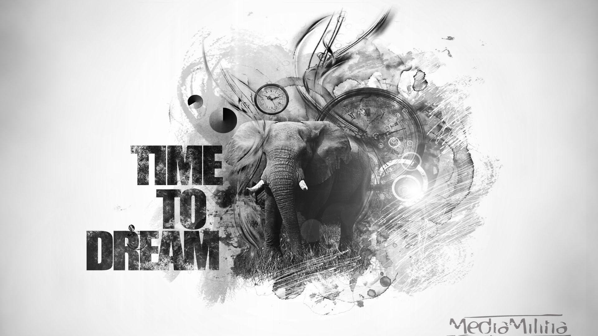 1920x1080 Time to Dream. Elephant wallpaper, Art wallpaper, Elephant art