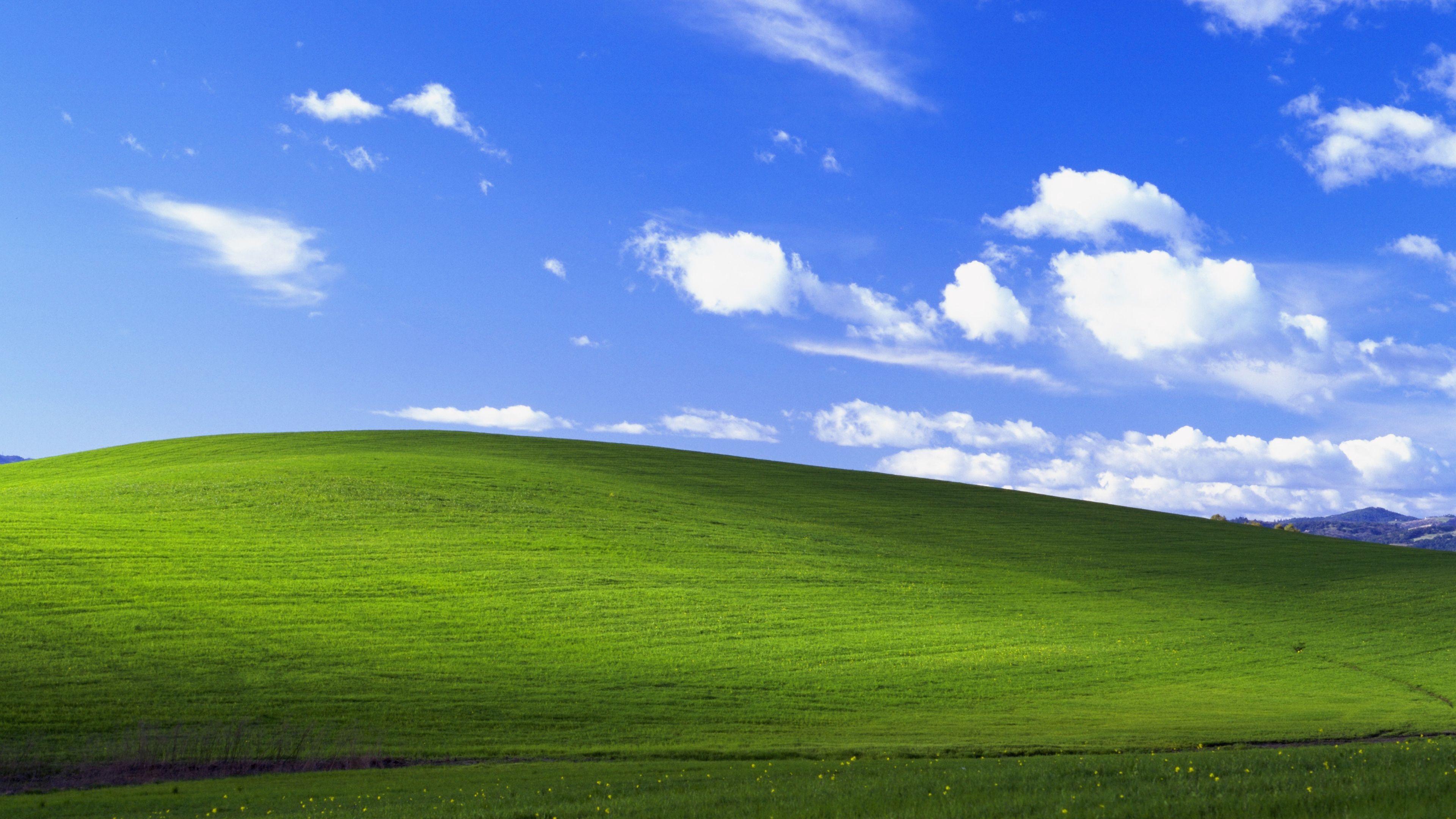 3840x2160 Hình nền Bliss, Phong cảnh, Windows XP, Cổ phiếu, 4K, Thiên nhiên