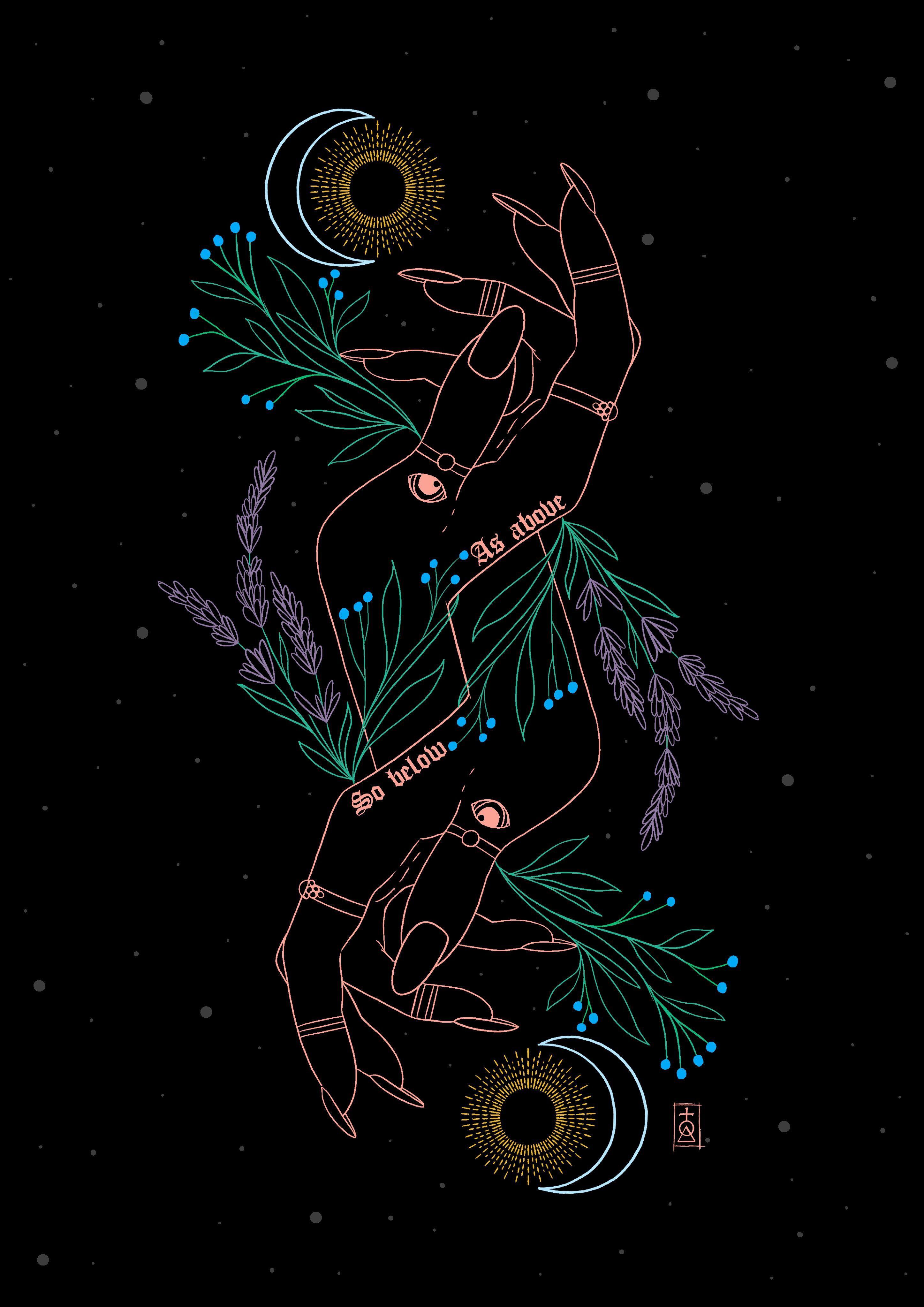 2894x4093 Spiritual Aesthetic Wallpaper